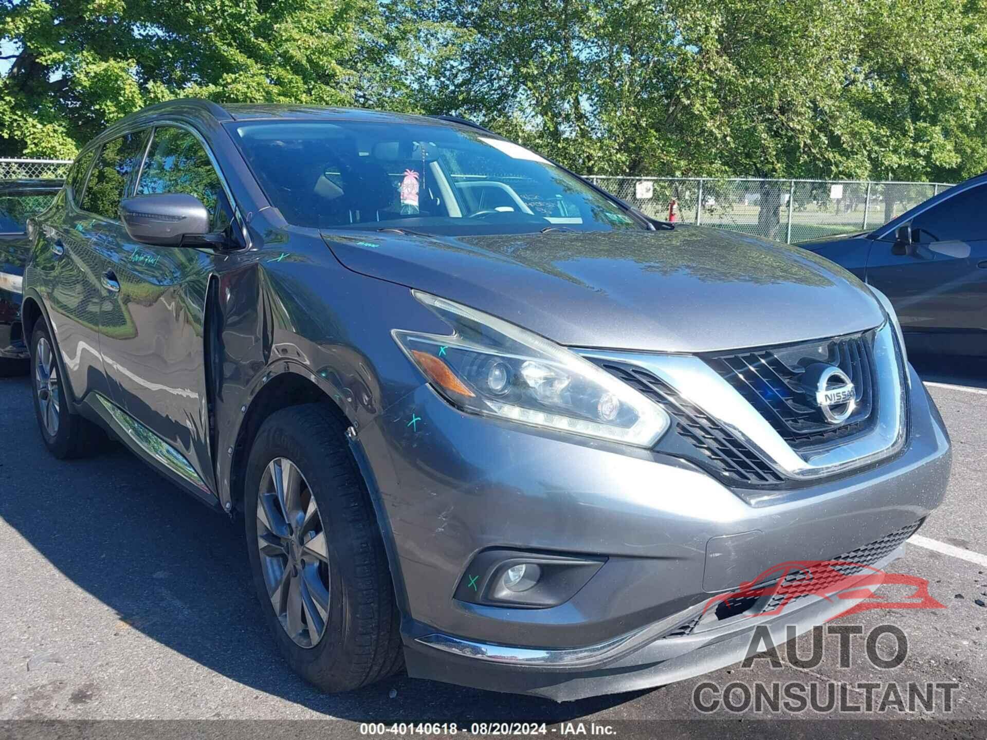 NISSAN MURANO 2018 - 5N1AZ2MG7JN107799