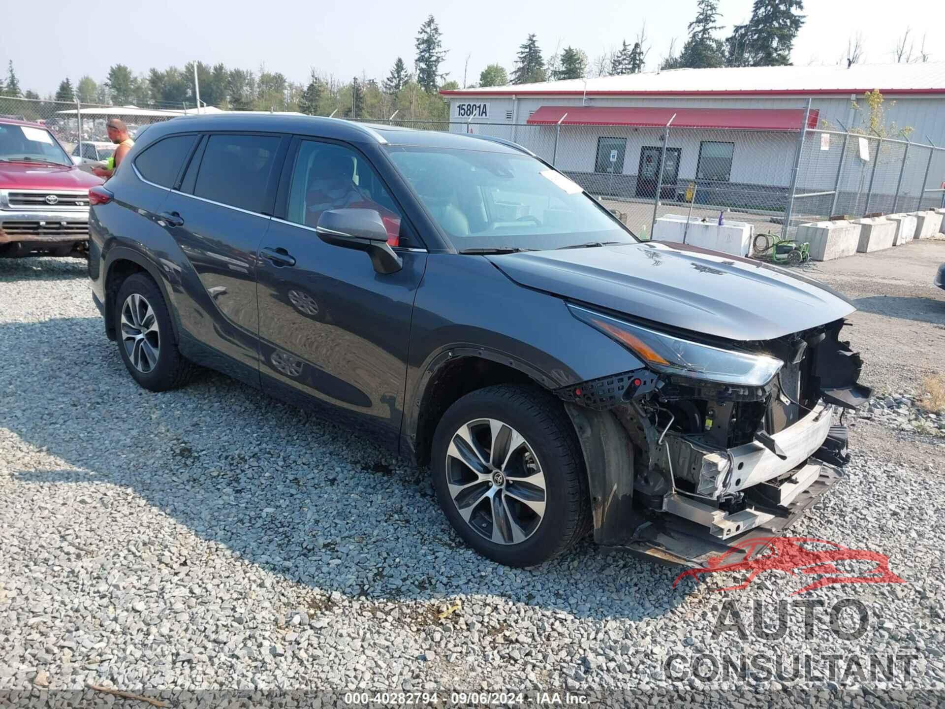 TOYOTA HIGHLANDER 2022 - 5TDGZRBH9NS566089