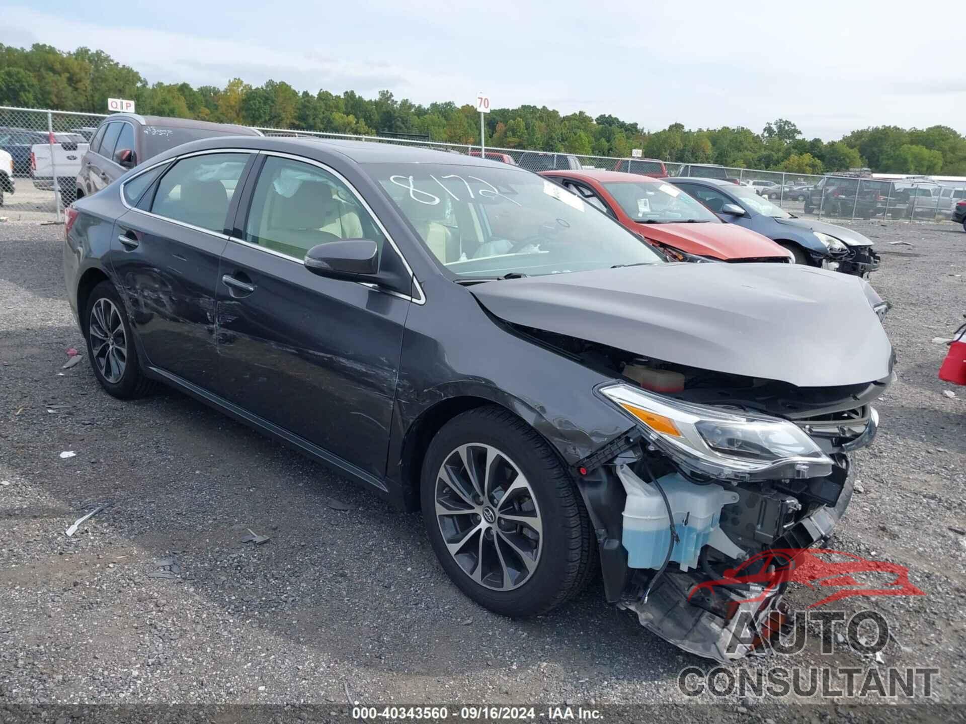 TOYOTA AVALON HYBRID 2017 - 4T1BD1EB2HU058172