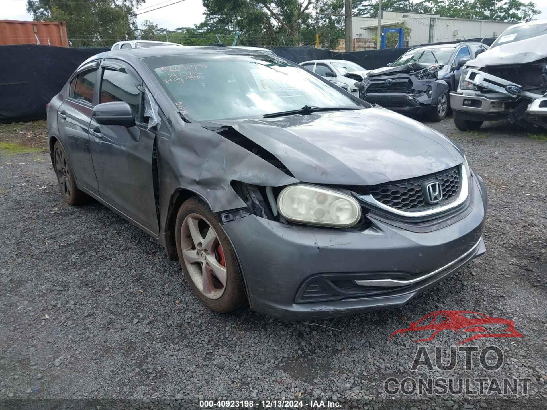 HONDA CIVIC 2014 - 19XFB2F59EE070033