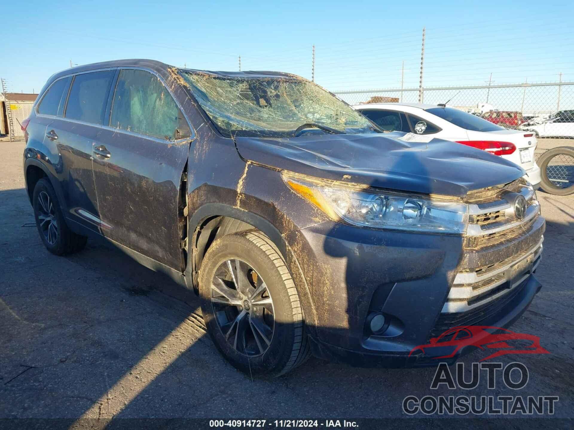 TOYOTA HIGHLANDER 2019 - 5TDZZRFH6KS310944