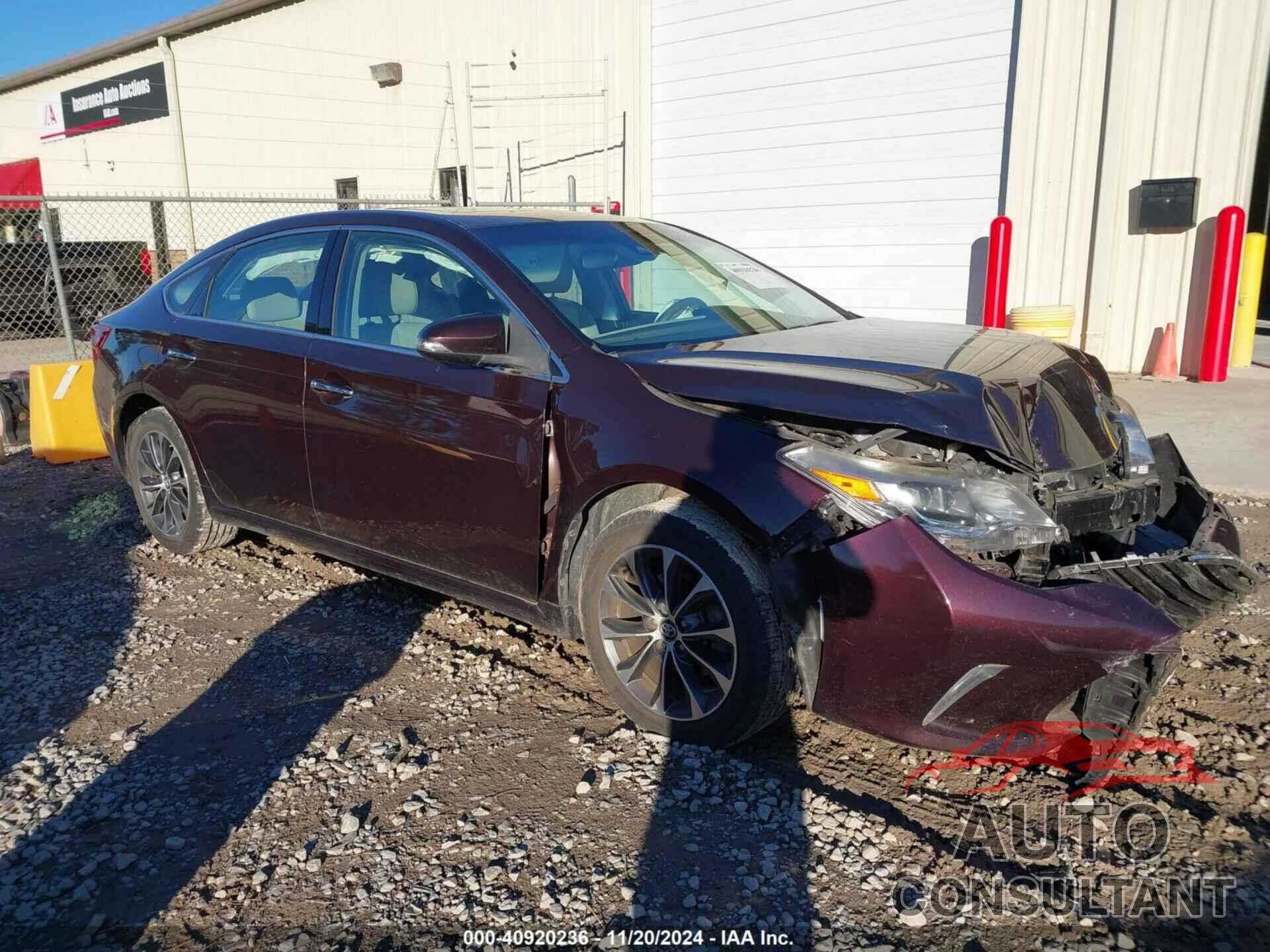 TOYOTA AVALON 2017 - 4T1BK1EB7HU250628