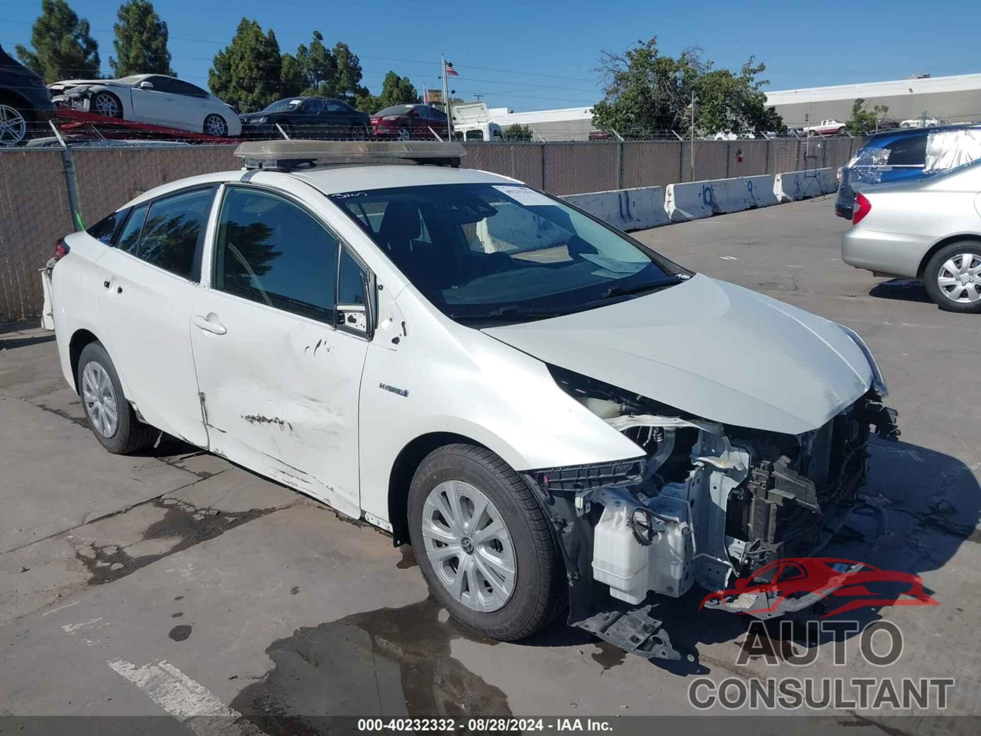 TOYOTA PRIUS 2019 - JTDKARFU2K3070668