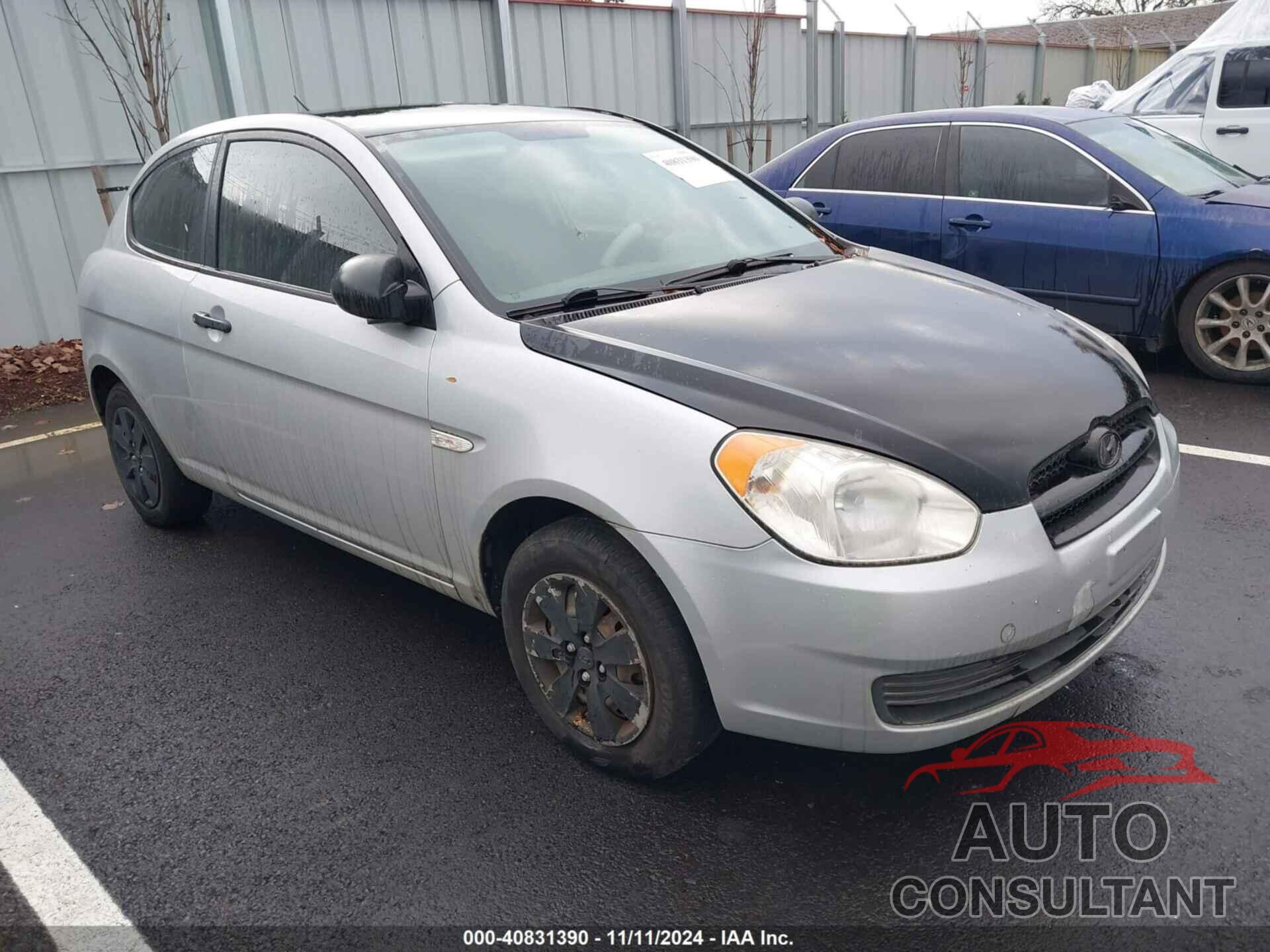 HYUNDAI ACCENT 2009 - KMHCM36C89U122174