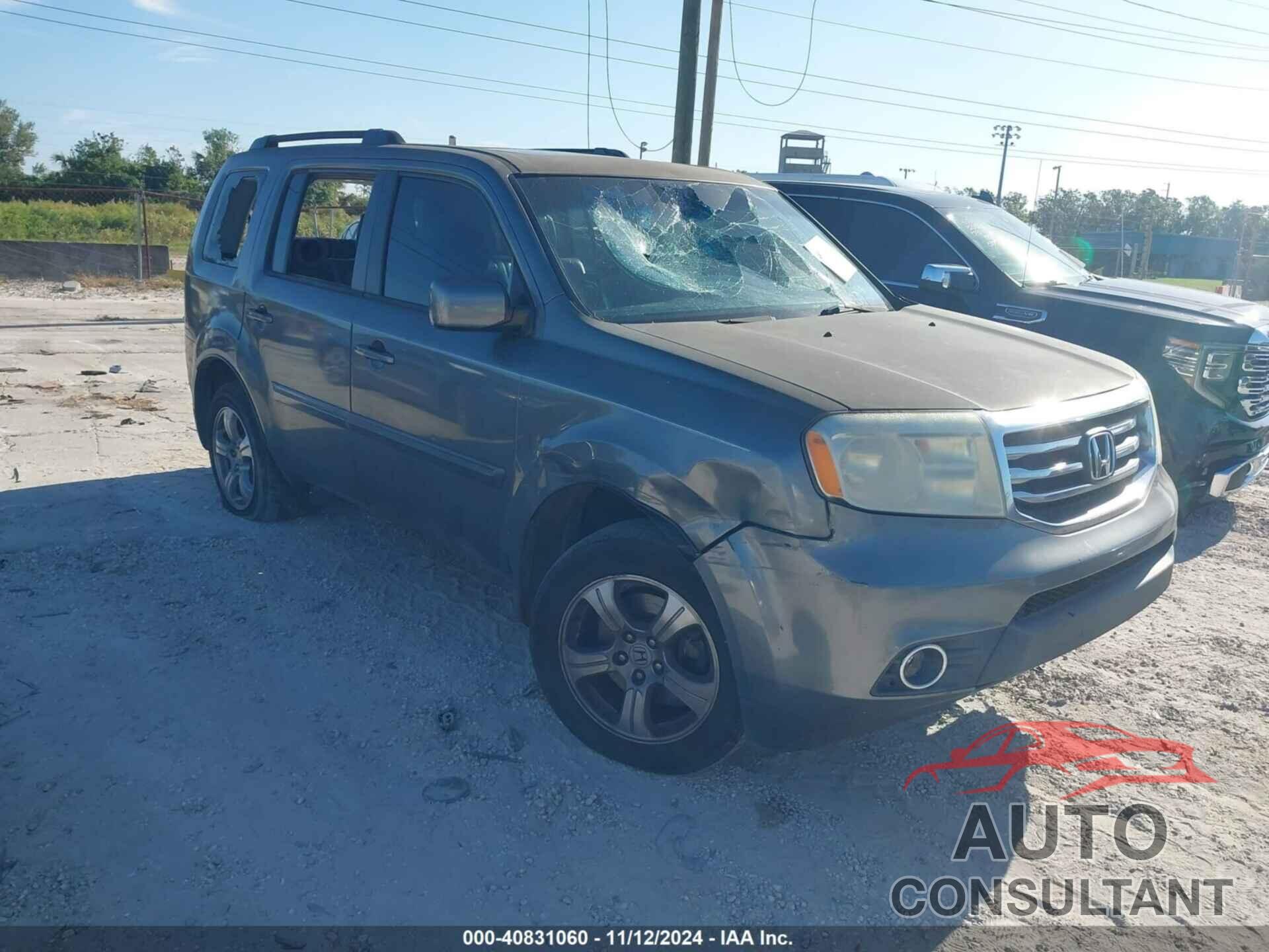 HONDA PILOT 2012 - 5FNYF3H55CB022813