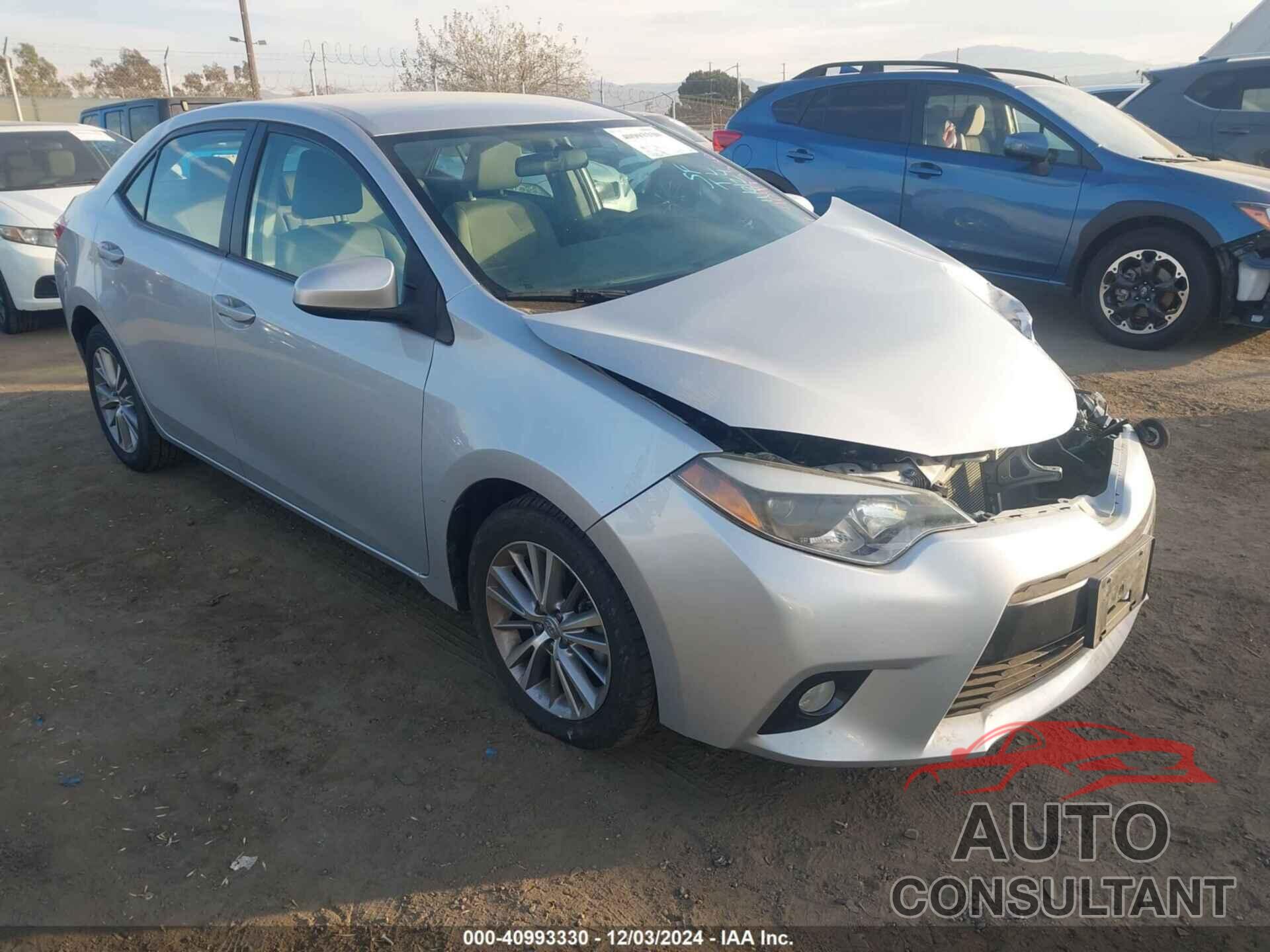 TOYOTA COROLLA 2015 - 5YFBURHE1FP264330