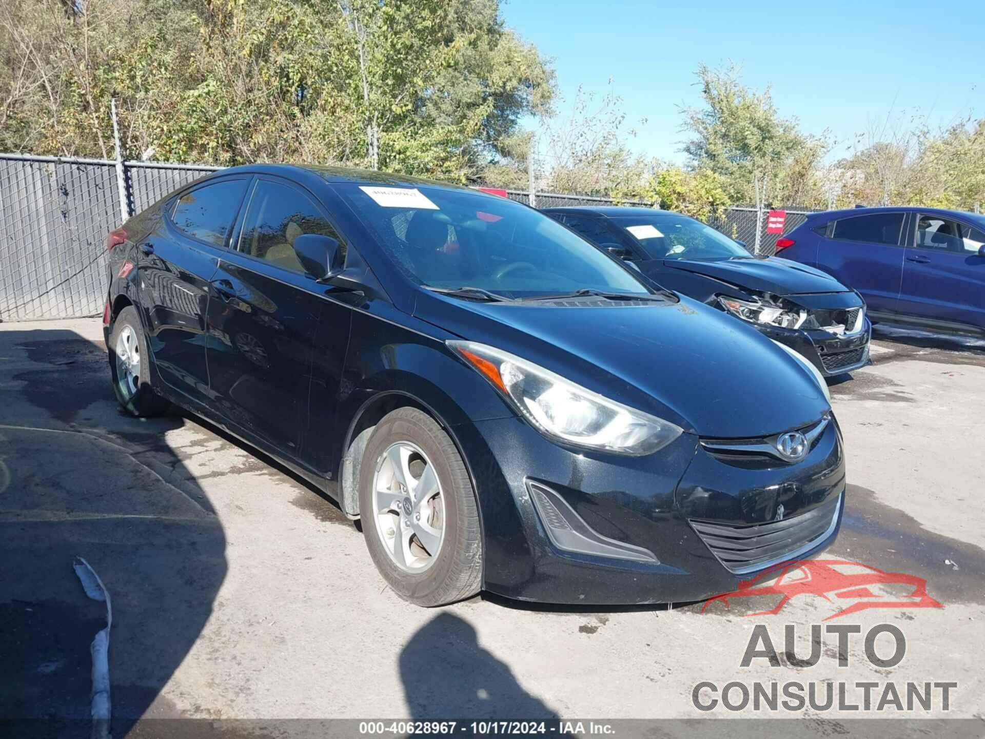 HYUNDAI ELANTRA 2014 - 5NPDH4AE0EH490896