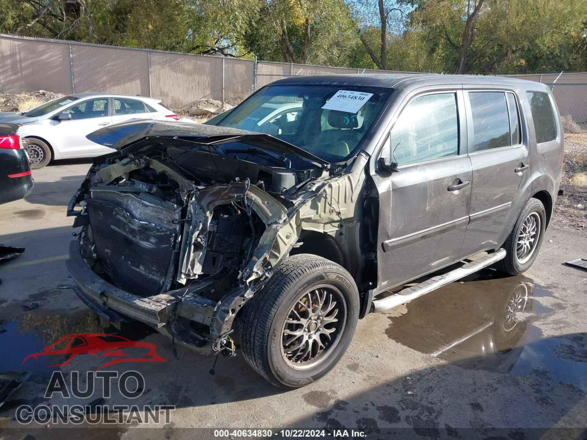 HONDA PILOT 2012 - 5FNYF3H55CB043063