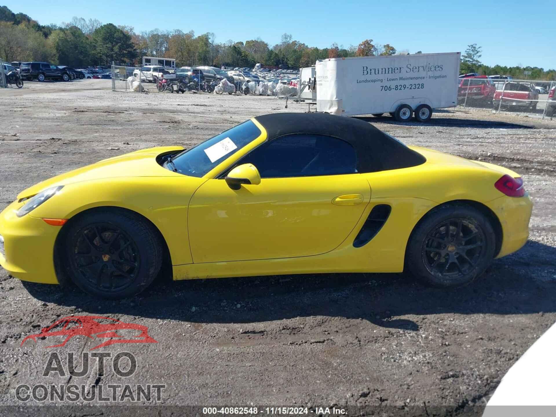 PORSCHE BOXSTER 2015 - WP0CA2A82FS120843