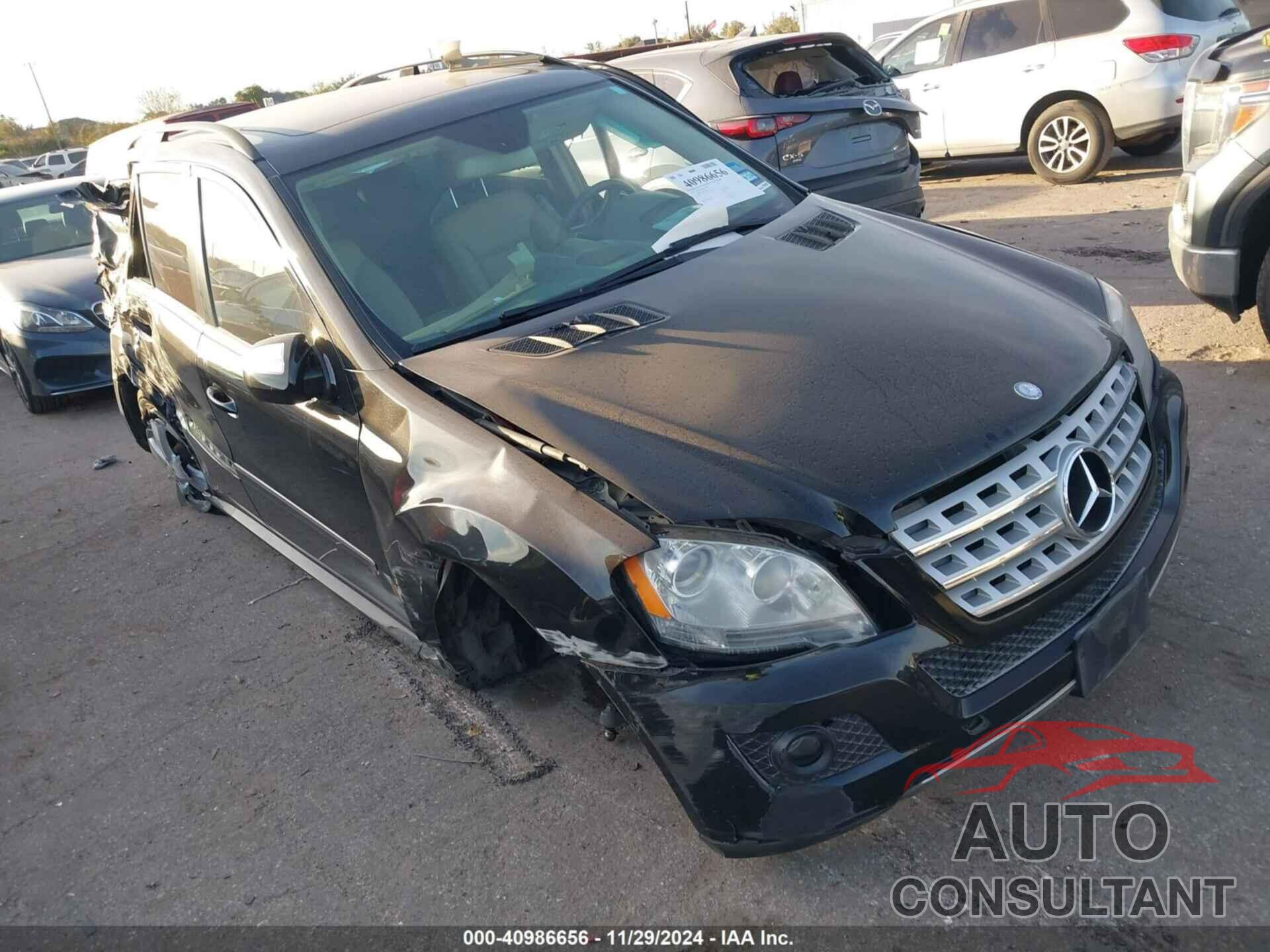 MERCEDES-BENZ ML 350 2010 - 4JGBB5GB0AA589422