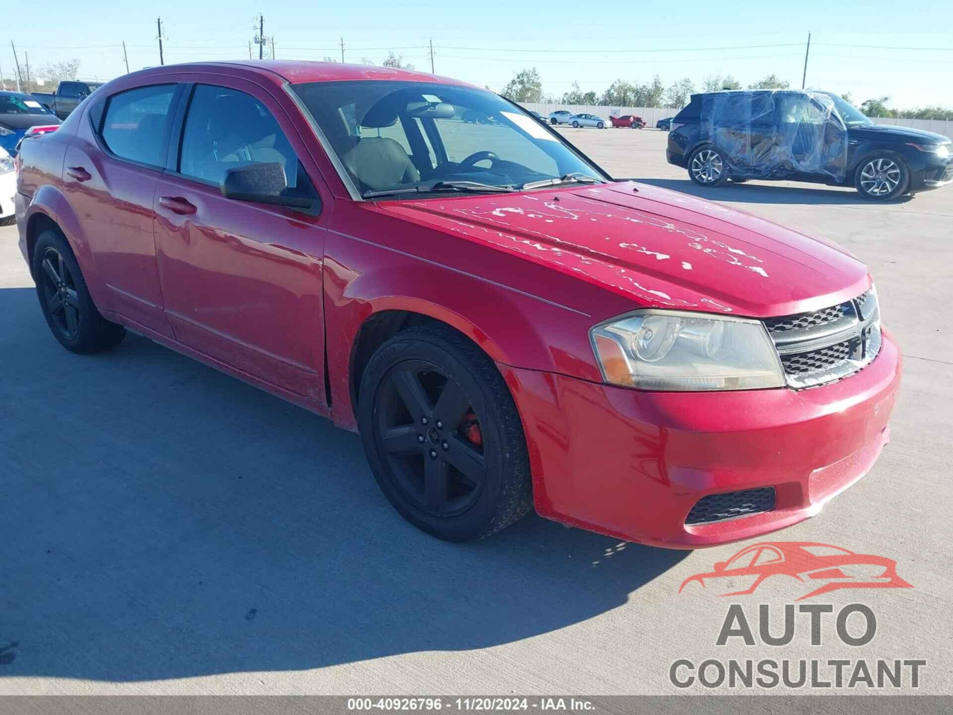 DODGE AVENGER 2013 - 1C3CDZAB5DN712703