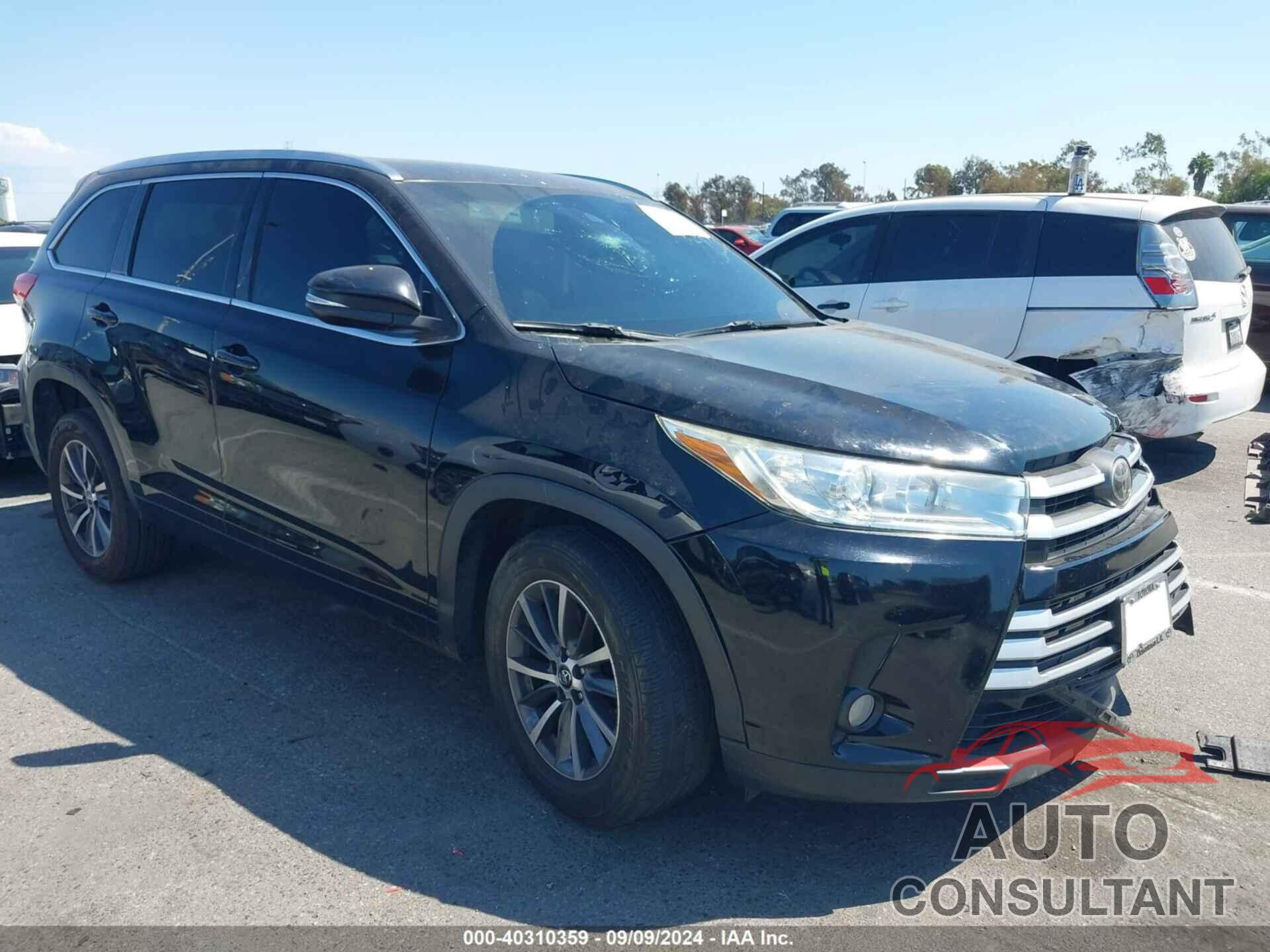 TOYOTA HIGHLANDER 2017 - 5TDKZRFHXHS510140