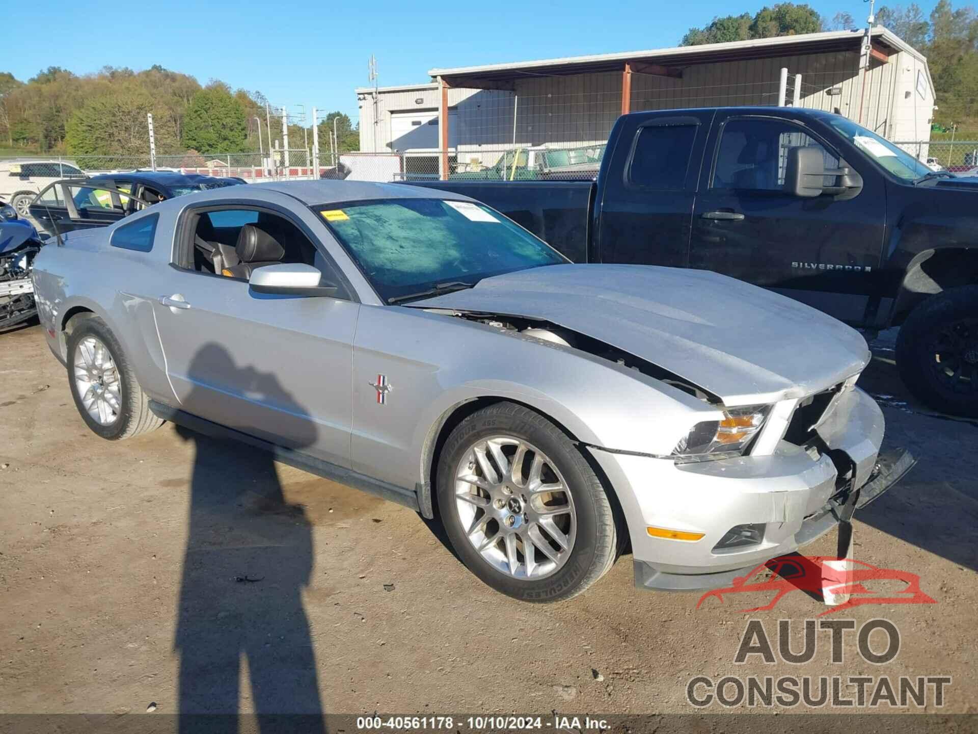 FORD MUSTANG 2012 - 1ZVBP8AM4C5269398