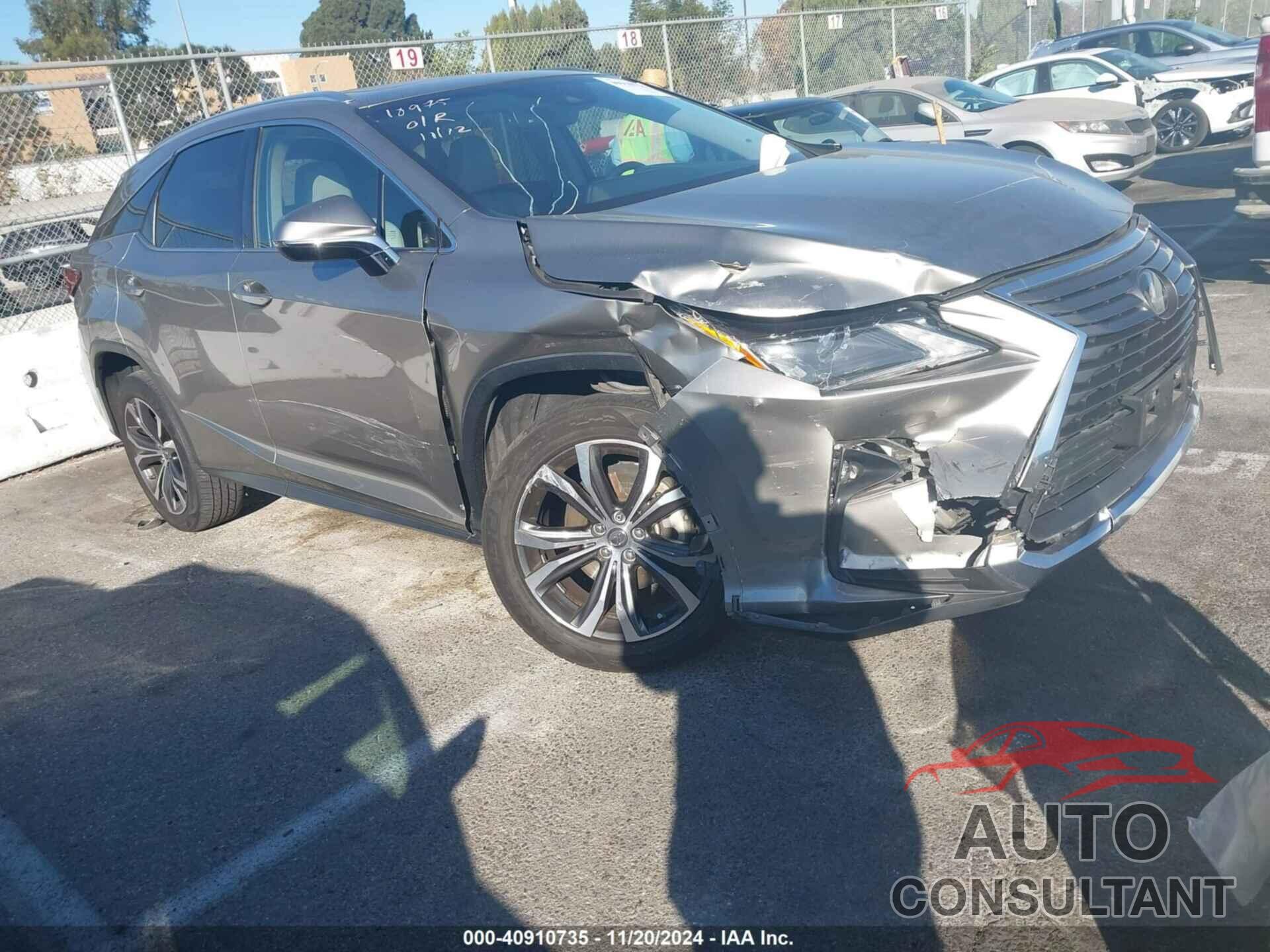 LEXUS RX 350 2018 - 2T2ZZMCA1JC113452