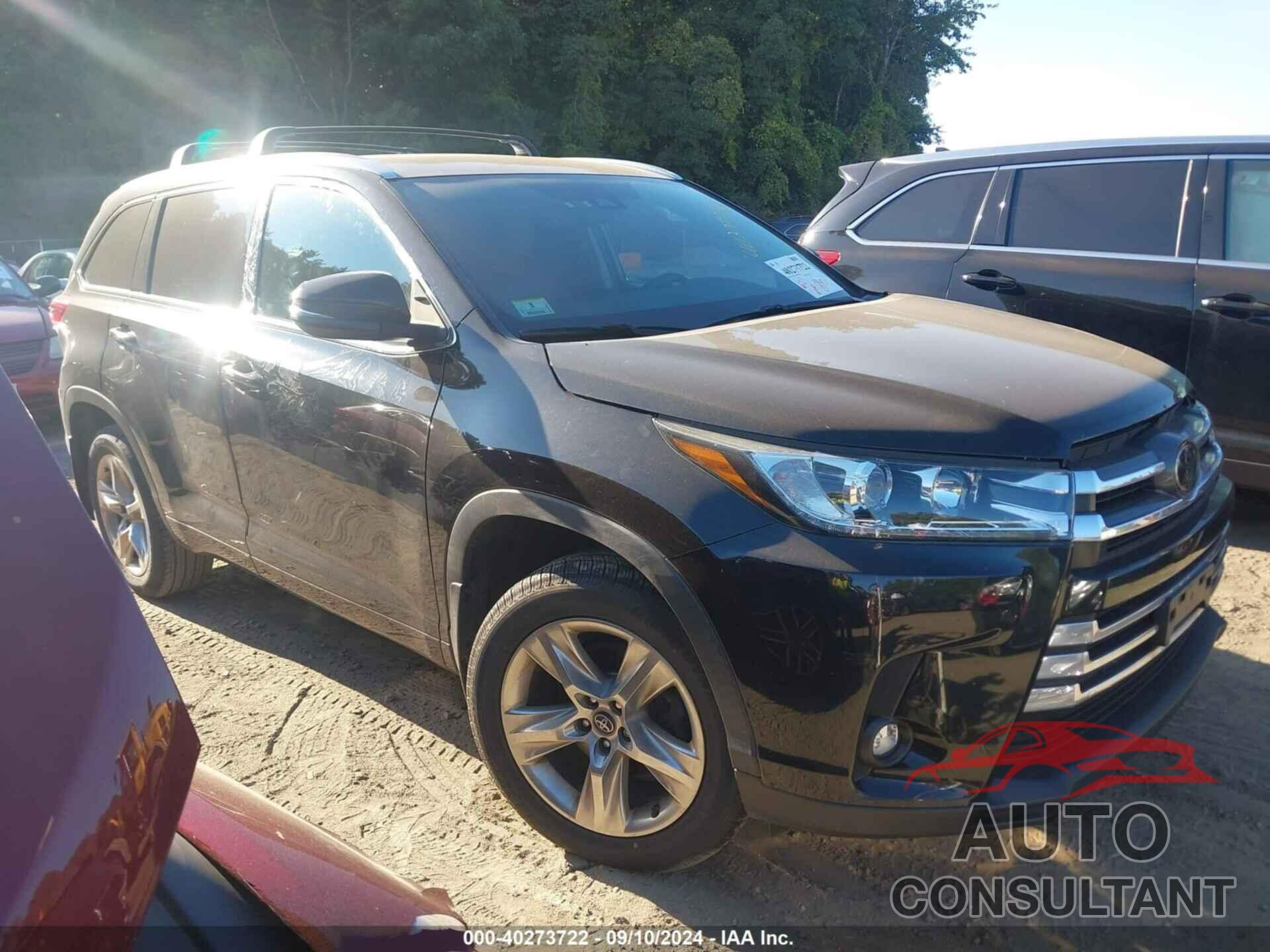 TOYOTA HIGHLANDER 2019 - 5TDDZRFH6KS972419