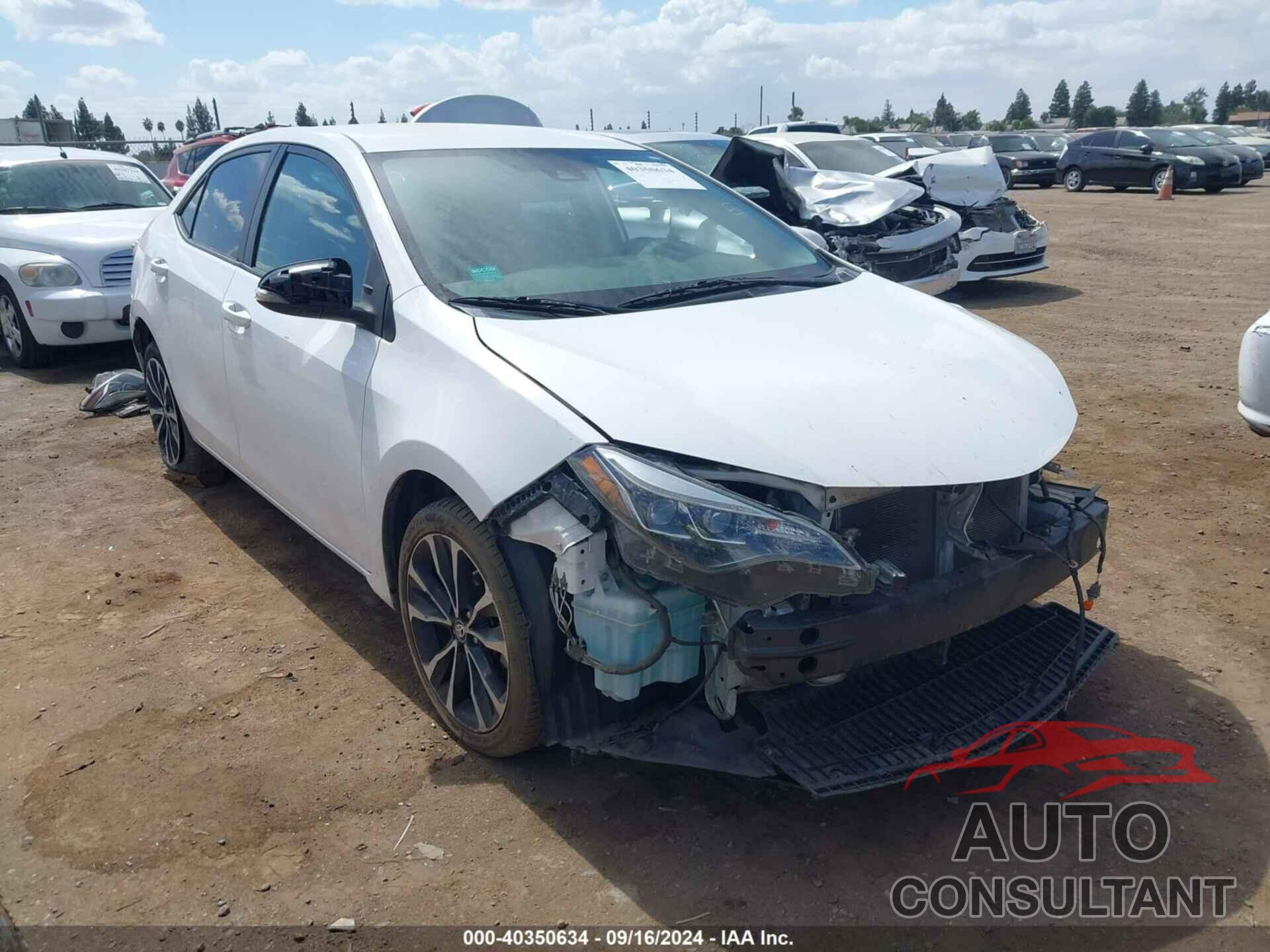 TOYOTA COROLLA 2019 - 2T1BURHE0KC150510