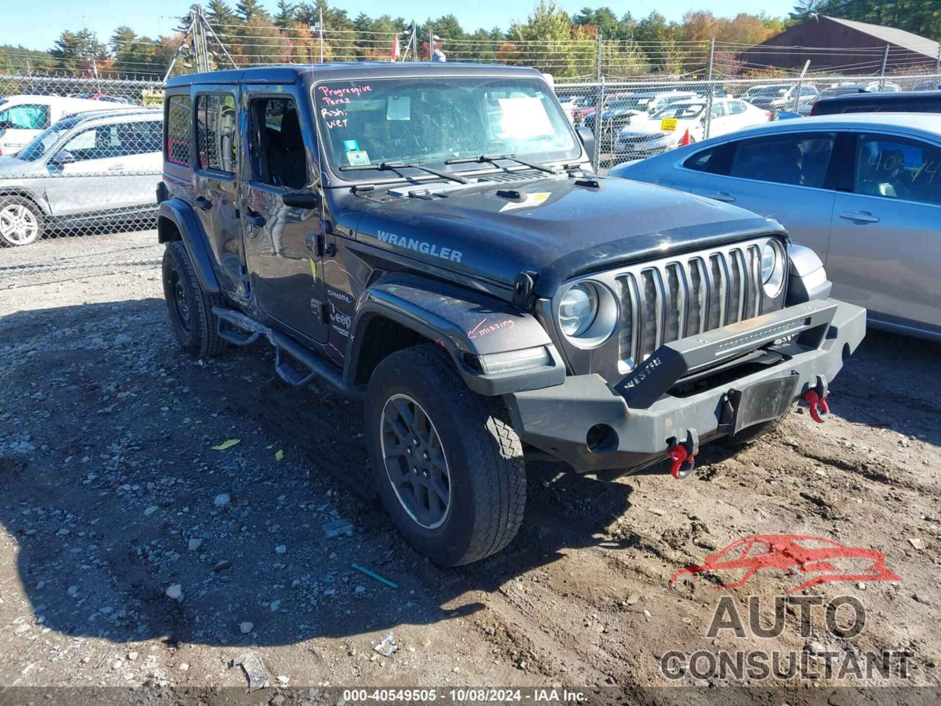 JEEP WRANGLER UNLIMITED 2018 - 1C4HJXEG6JW209336
