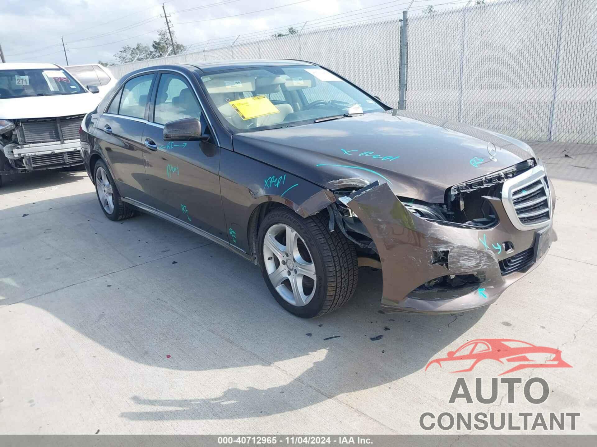 MERCEDES-BENZ E 350 2014 - WDDHF8JB4EA898724