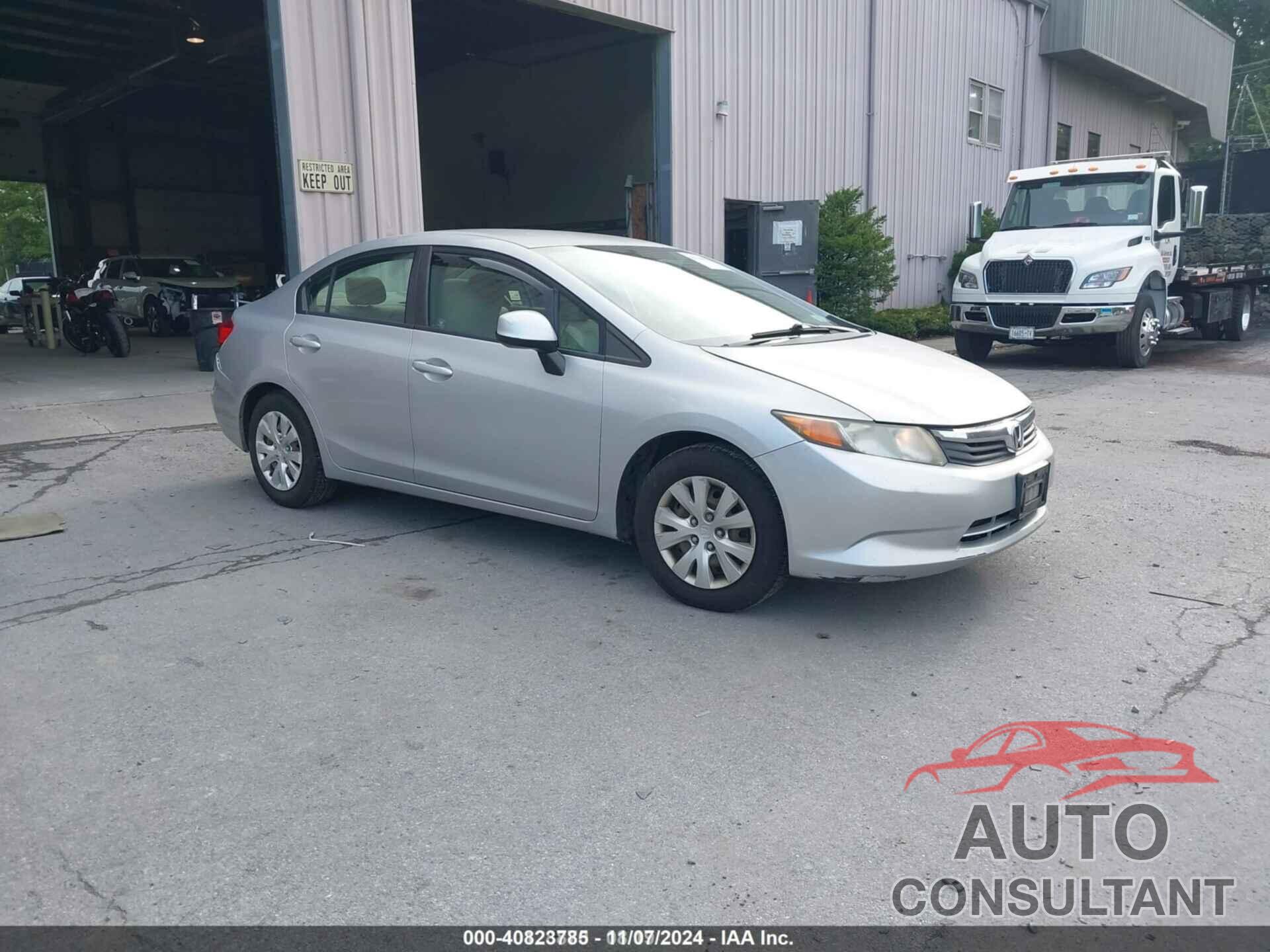 HONDA CIVIC 2012 - 2HGFB2F52CH314852