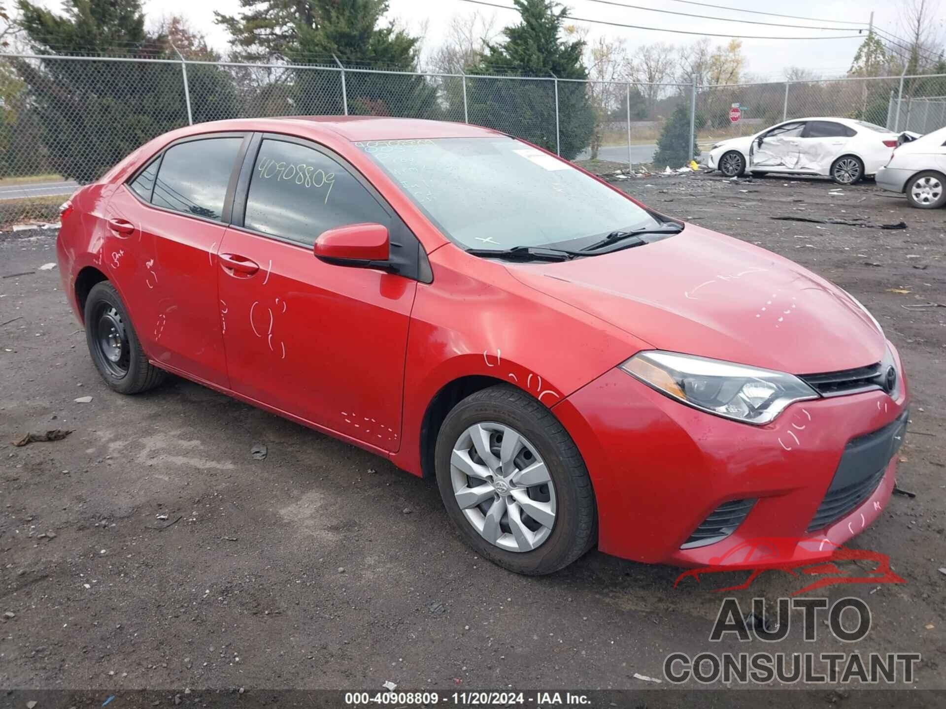 TOYOTA COROLLA 2015 - 5YFBURHE1FP282293