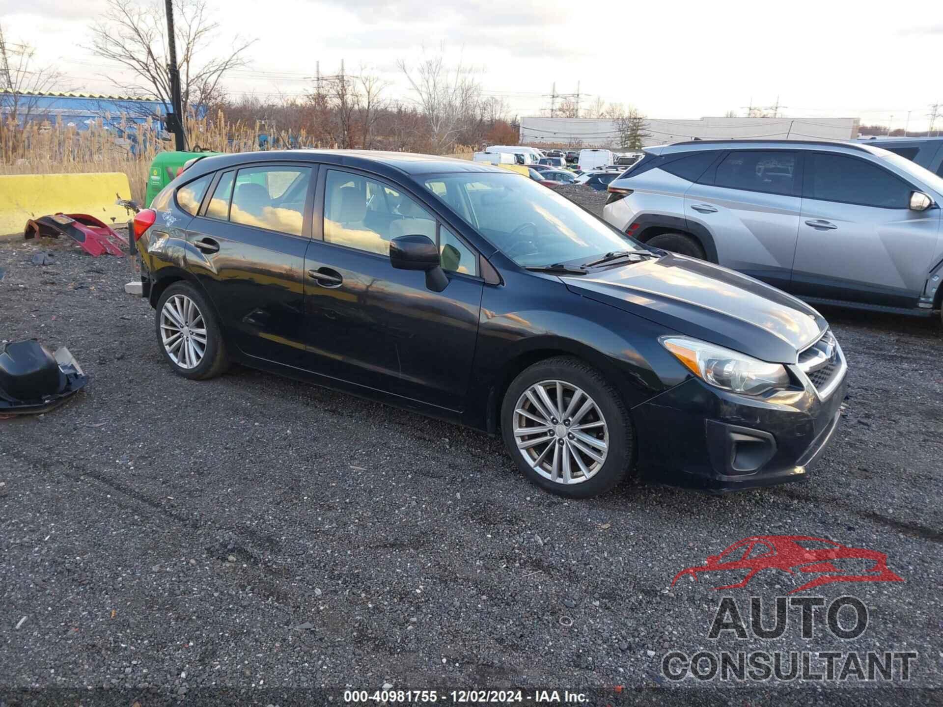 SUBARU IMPREZA 2012 - JF1GPAD6XCH203245