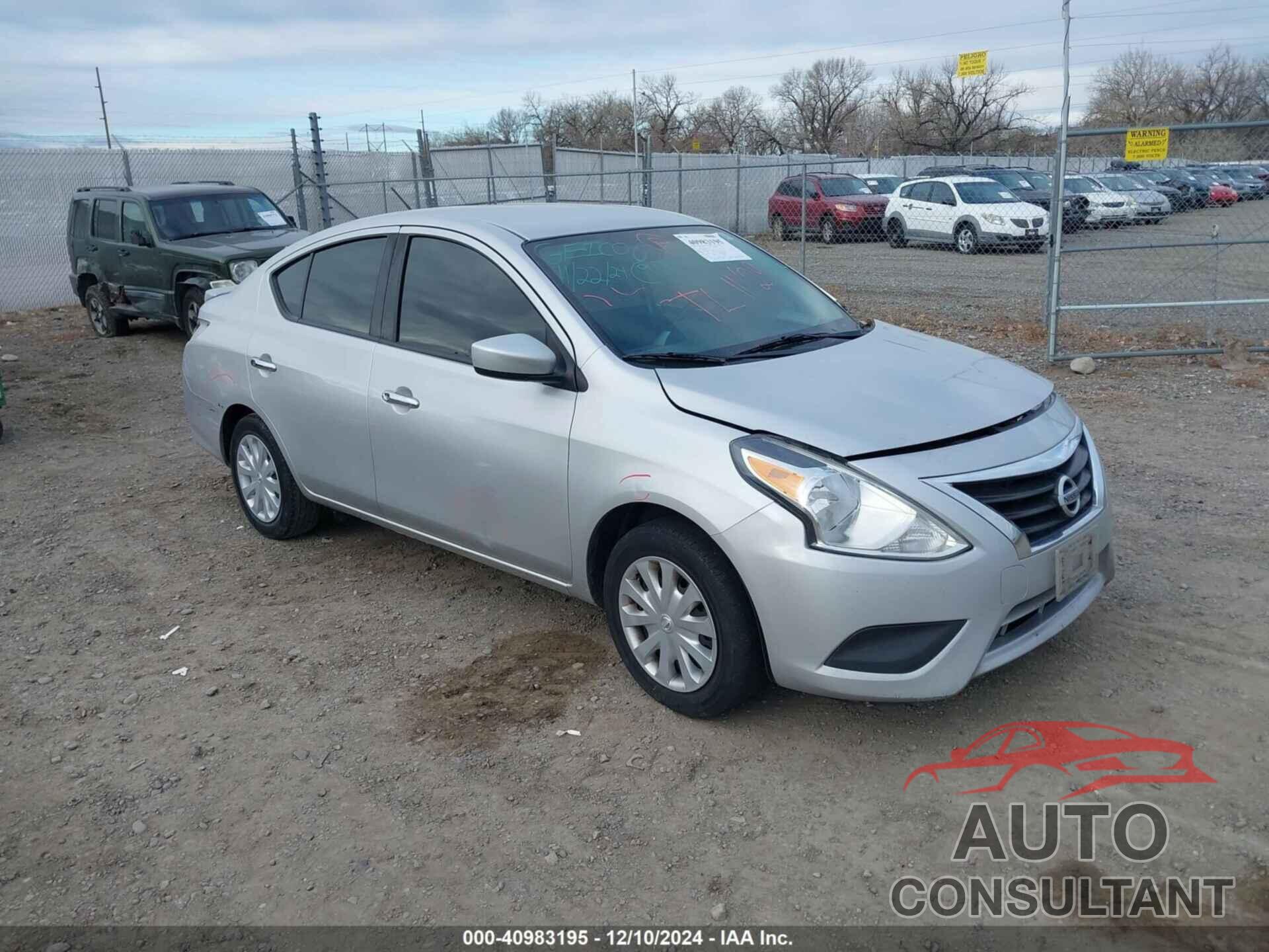 NISSAN VERSA 2019 - 3N1CN7AP0KL872741