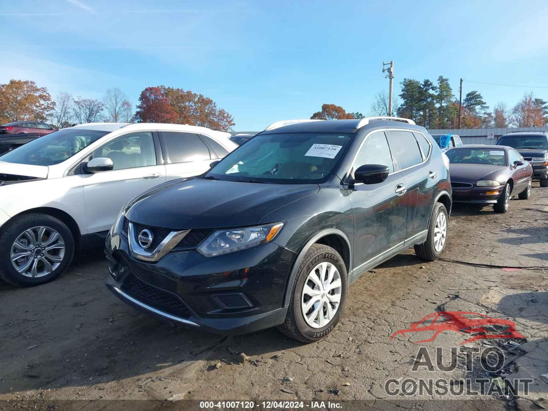 NISSAN ROGUE 2016 - KNMAT2MT7GP726614