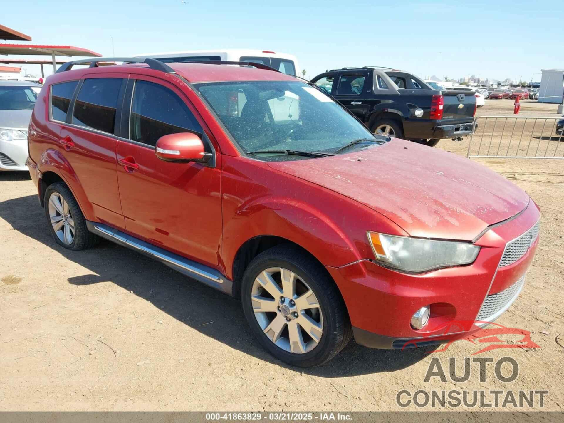 MITSUBISHI OUTLANDER 2012 - JA4AS3AW7CU001477