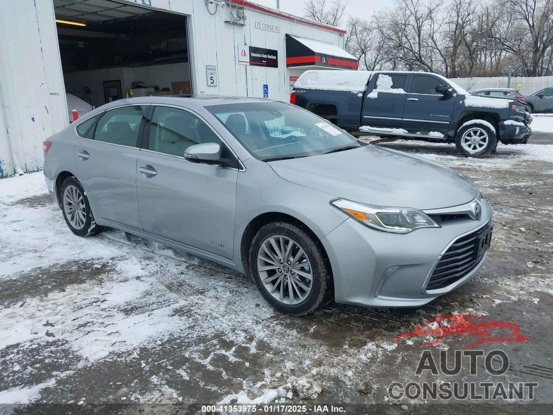 TOYOTA AVALON HYBRID 2016 - 4T1BD1EBXGU051548
