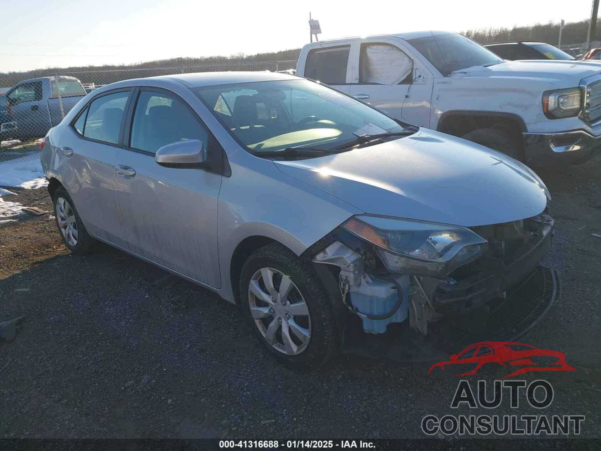 TOYOTA COROLLA 2016 - 2T1BURHE9GC494778