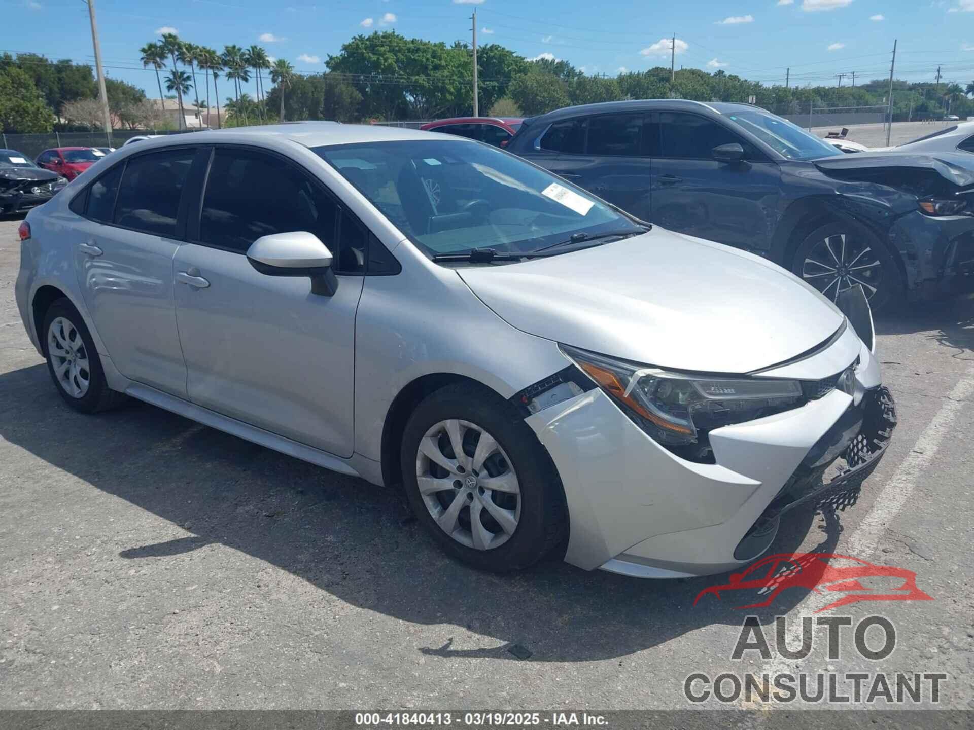 TOYOTA COROLLA 2020 - 5YFEPRAEXLP125579