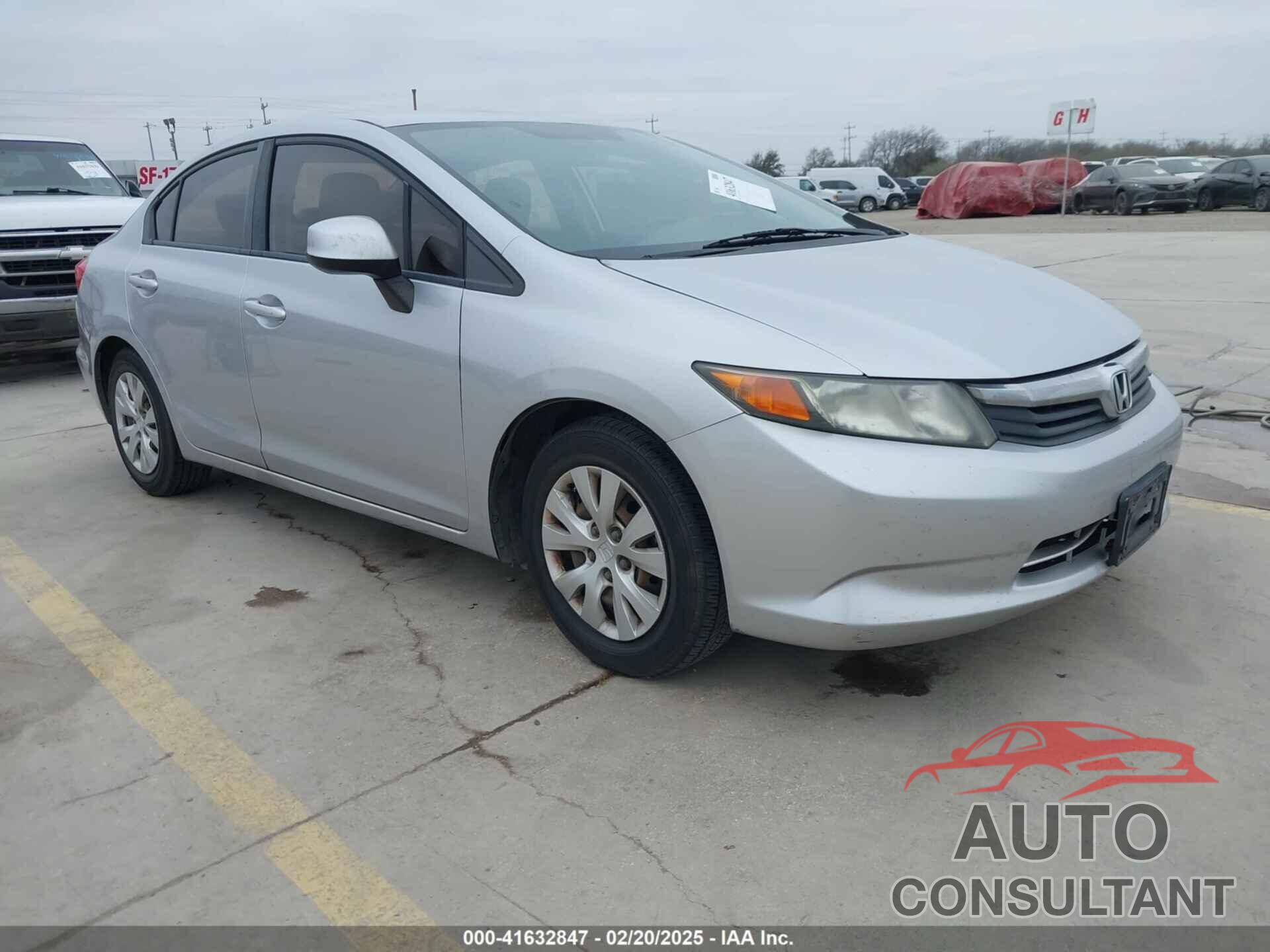 HONDA CIVIC 2012 - 19XFB2F55CE081494
