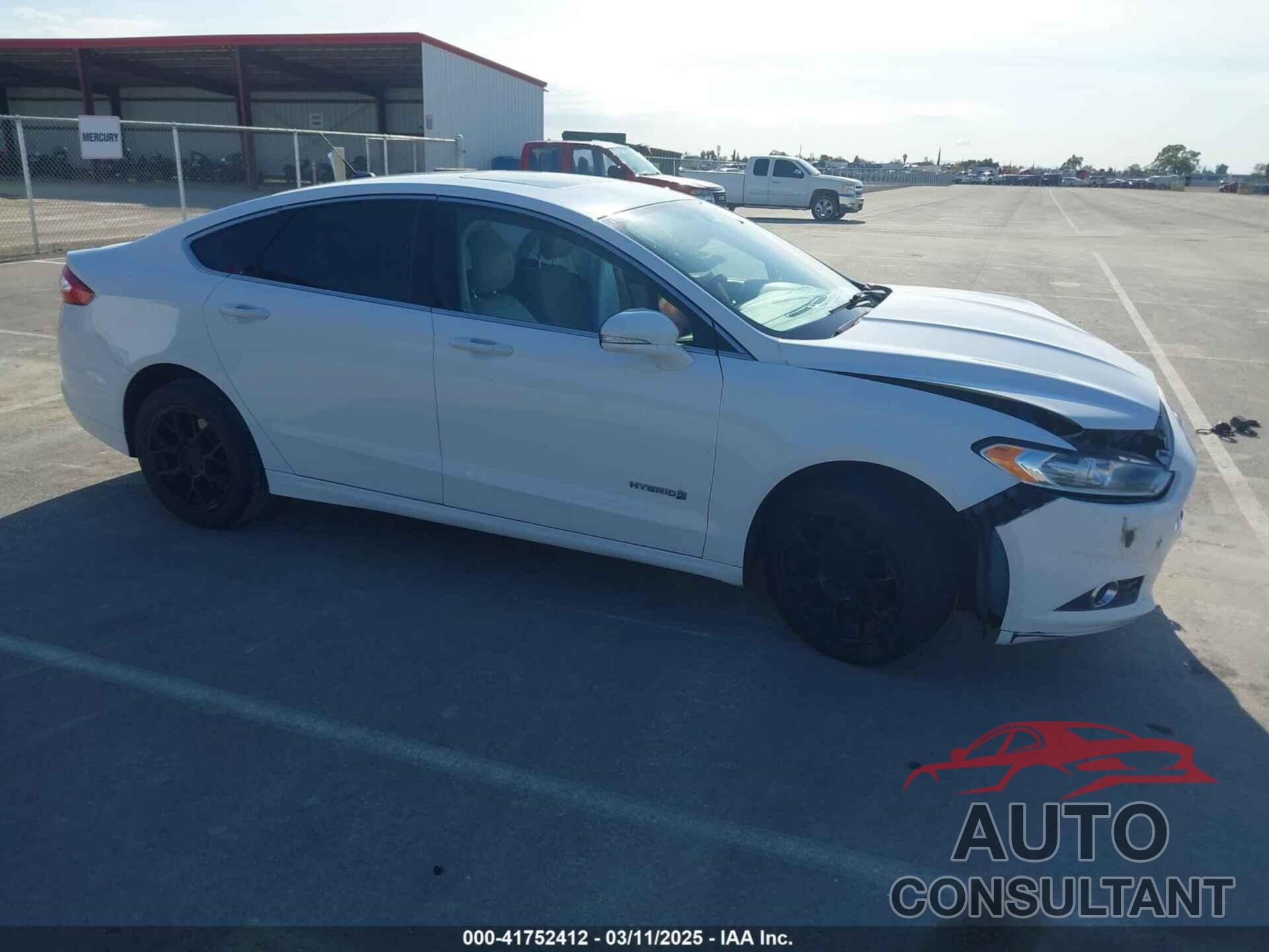FORD FUSION HYBRID 2013 - 3FA6P0LU4DR345323