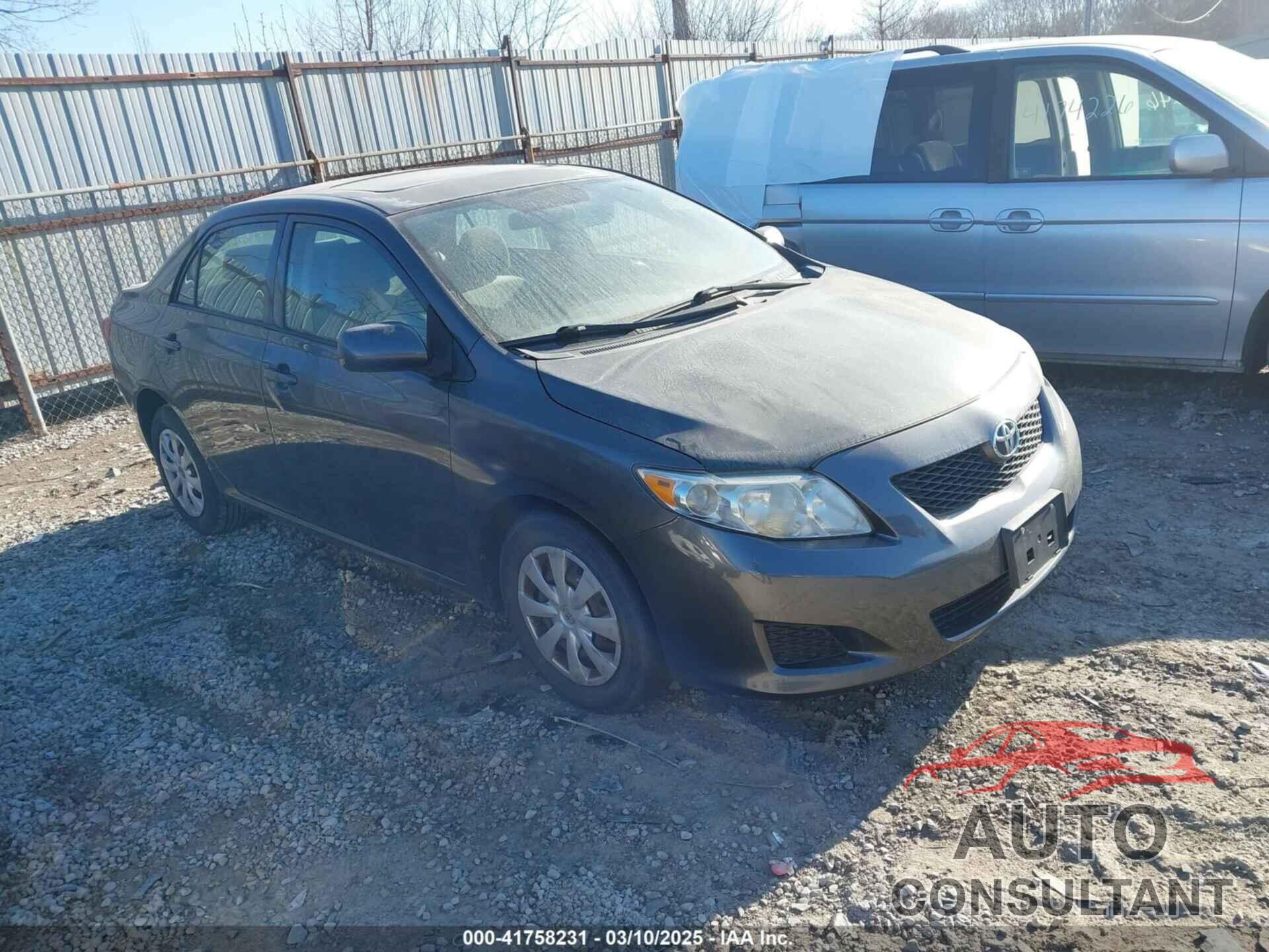 TOYOTA COROLLA 2009 - 1NXBU40E49Z052684