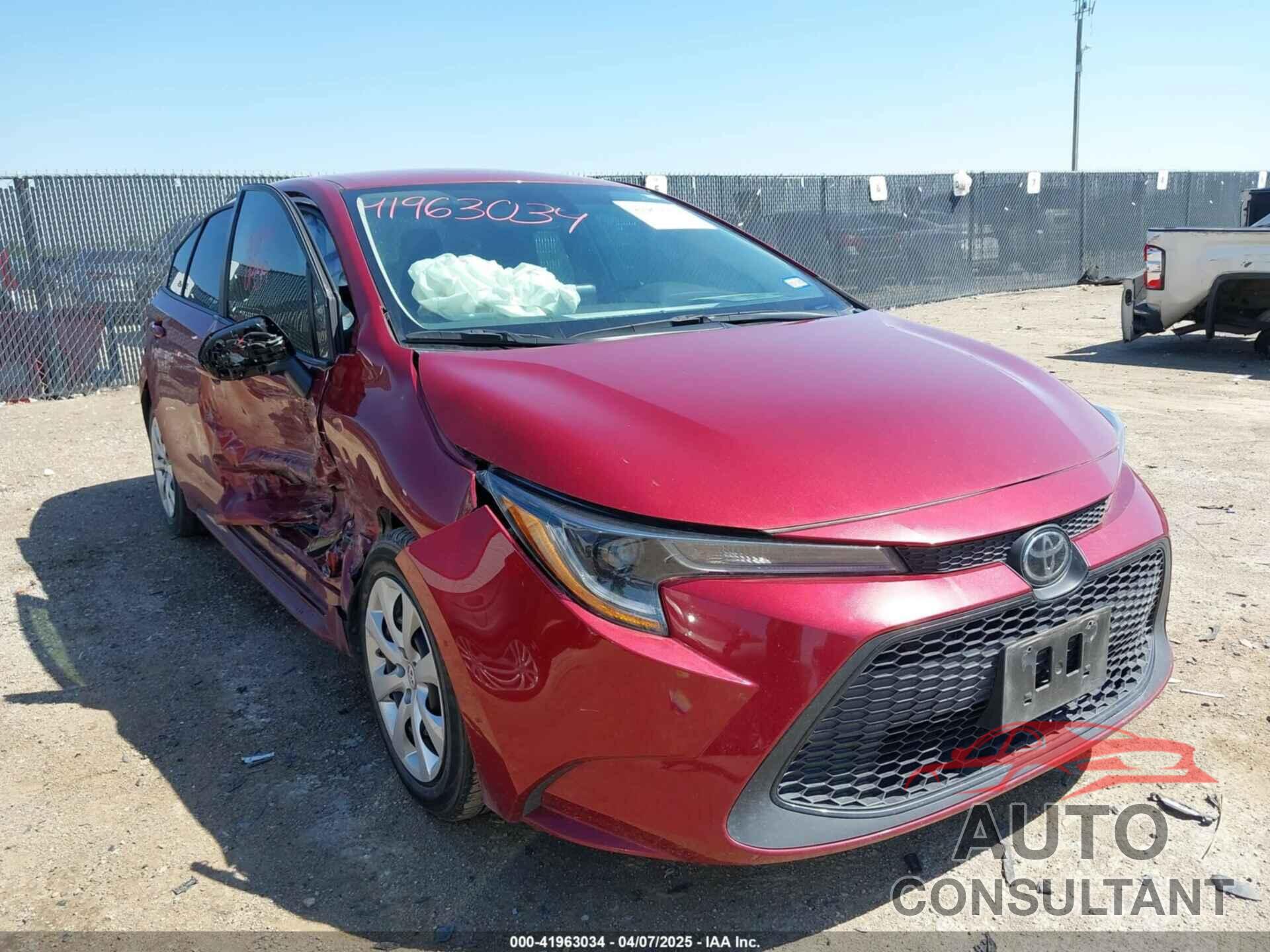 TOYOTA COROLLA 2022 - 5YFEPMAE5NP381327