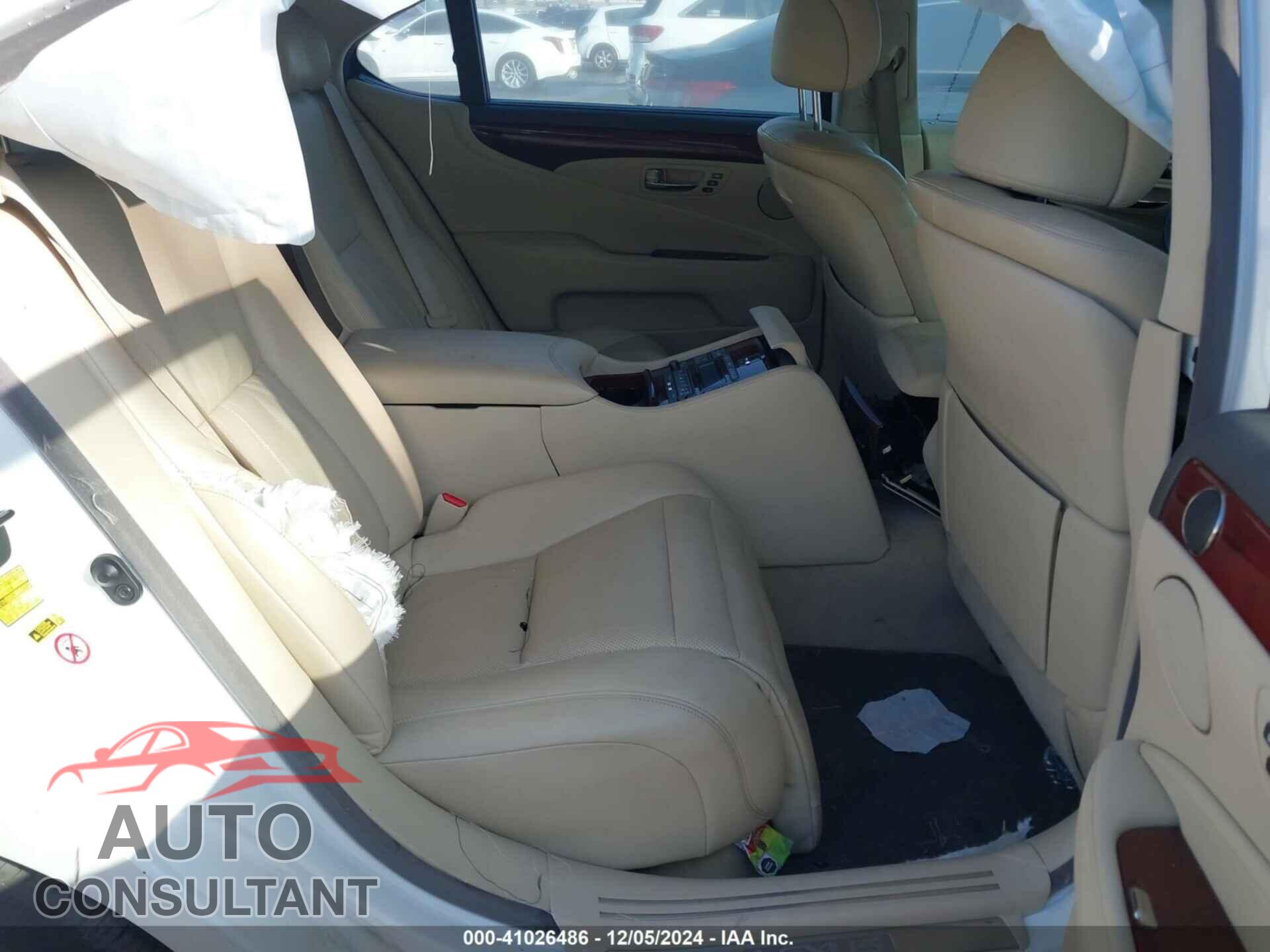LEXUS LS 460 2012 - JTHGL1EF3C5046064