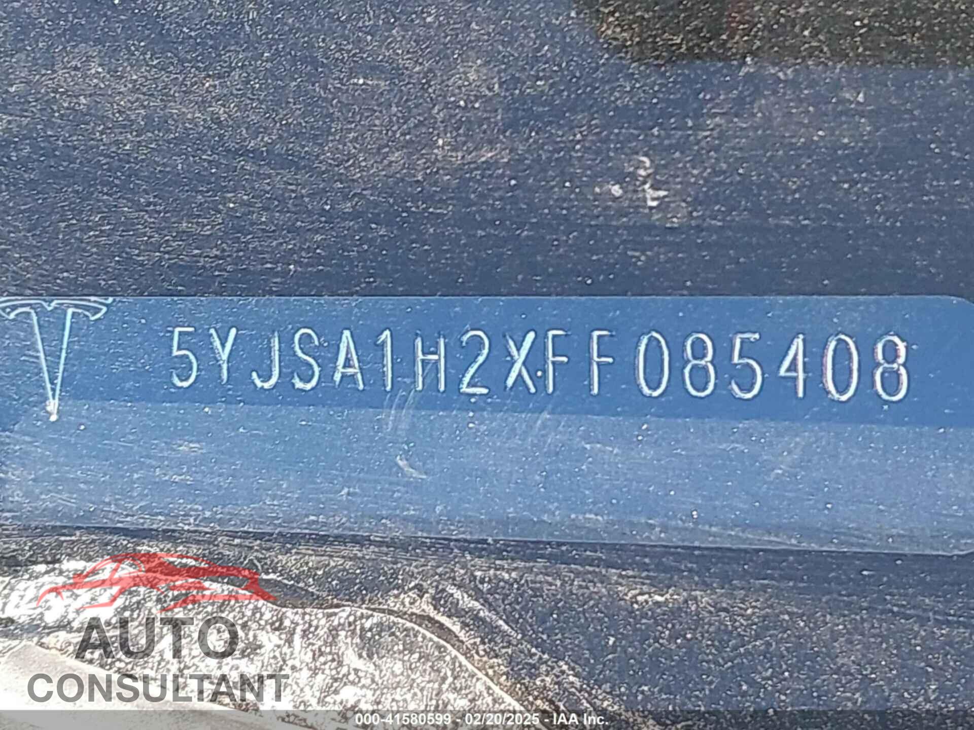 TESLA MODEL S 2015 - 5YJSA1H2XFF085408