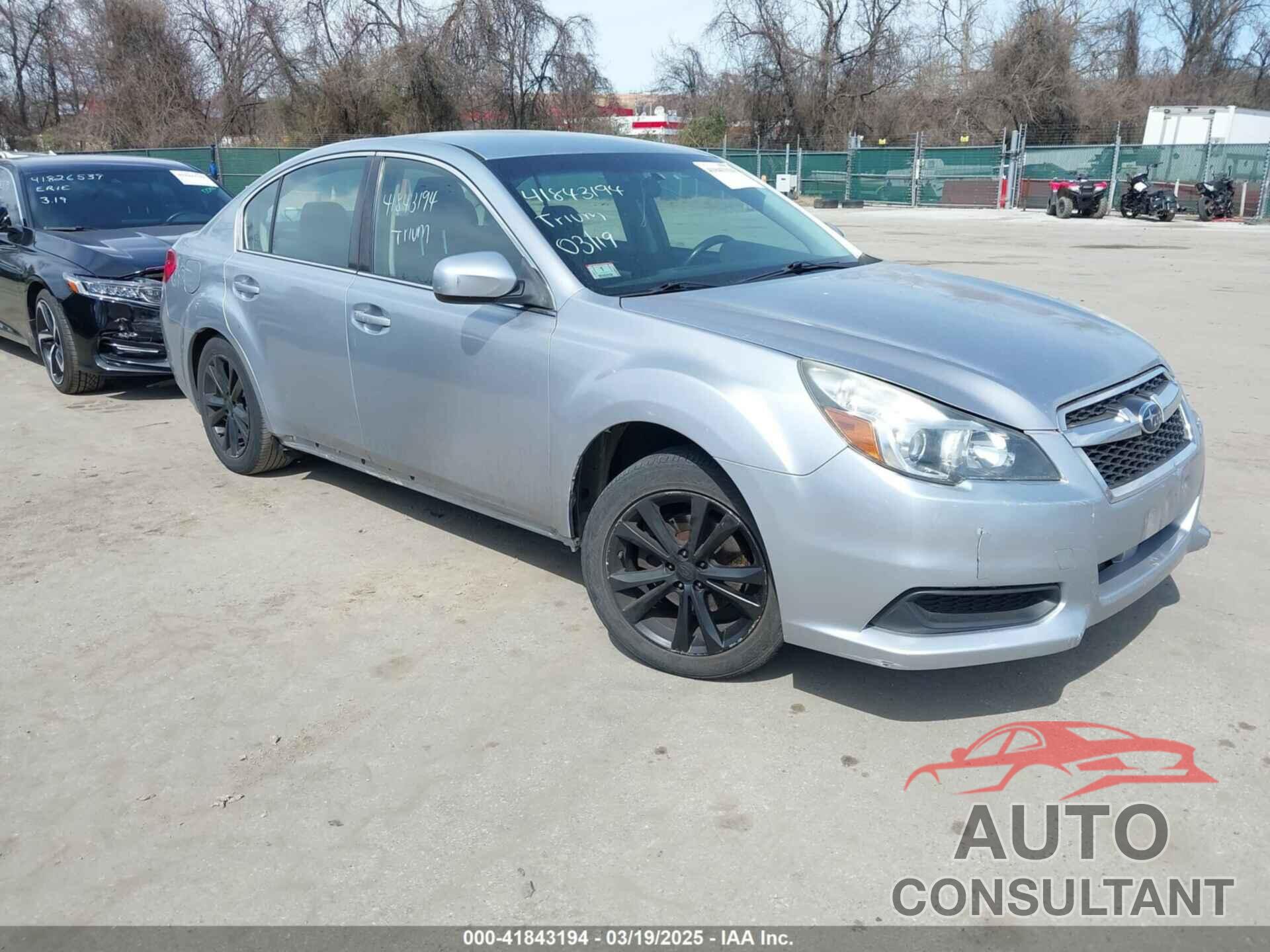 SUBARU LEGACY 2013 - 4S3BMBC6XD3027736