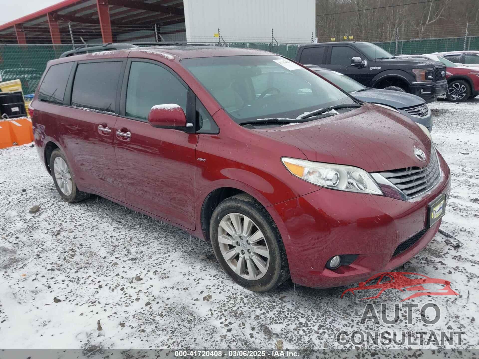 TOYOTA SIENNA 2016 - 5TDDK3DC8GS140385