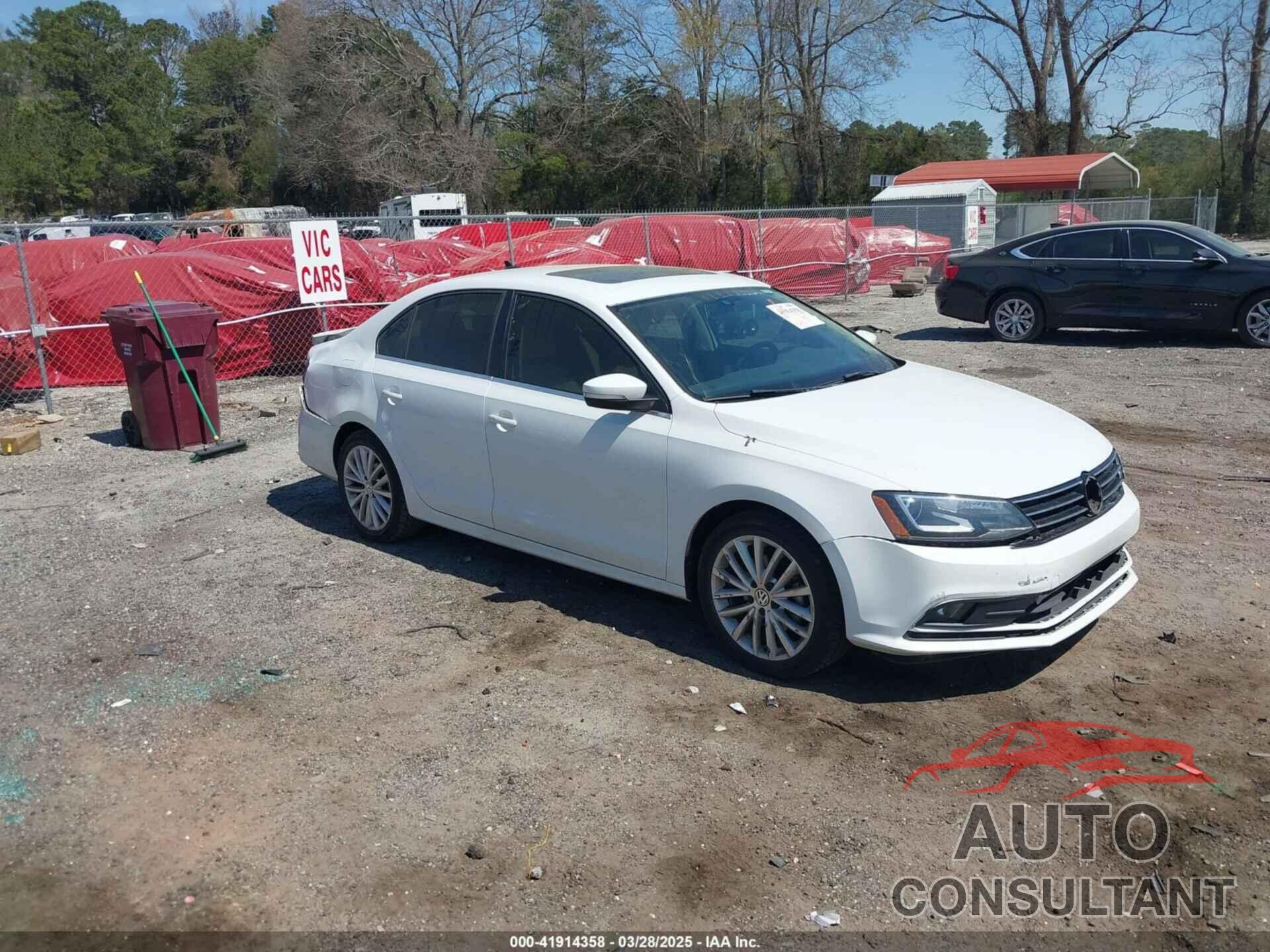 VOLKSWAGEN JETTA 2016 - 3VWL07AJ8GM257733