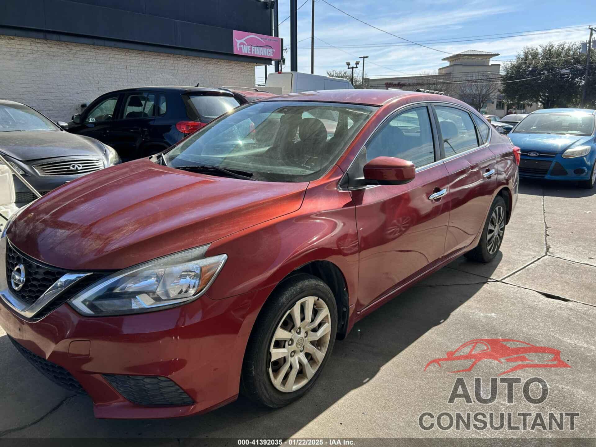 NISSAN SENTRA 2016 - 3N1AB7AP8GY239625