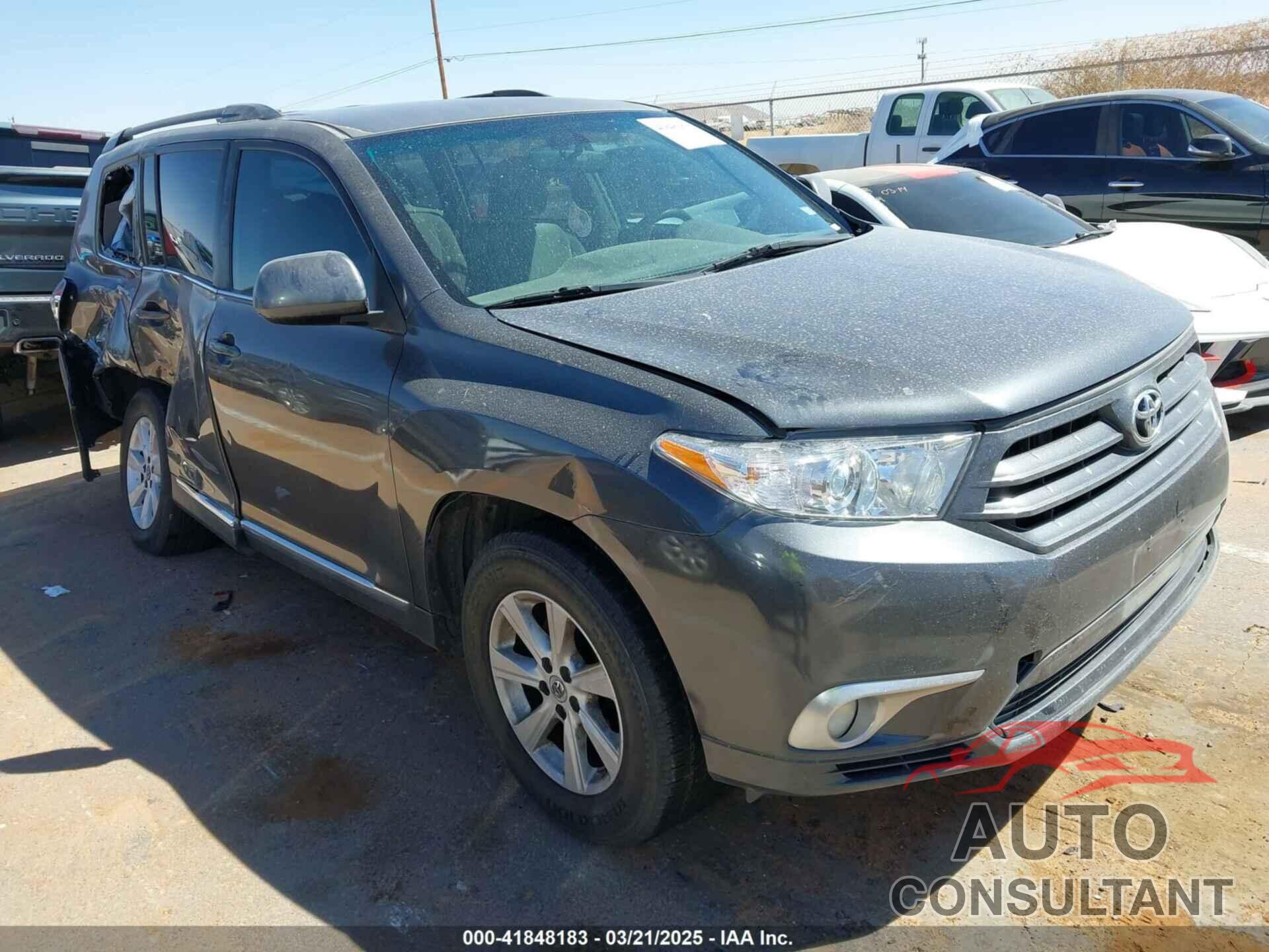 TOYOTA HIGHLANDER 2011 - 5TDZA3EH8BS014054