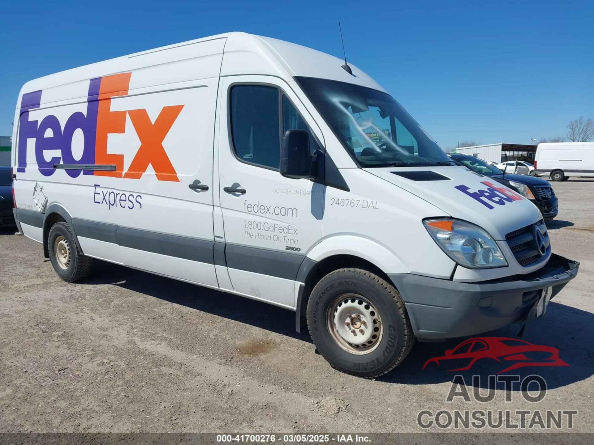 MERCEDES-BENZ SPRINTER 2500 2012 - WD3PE8CB0C5613233
