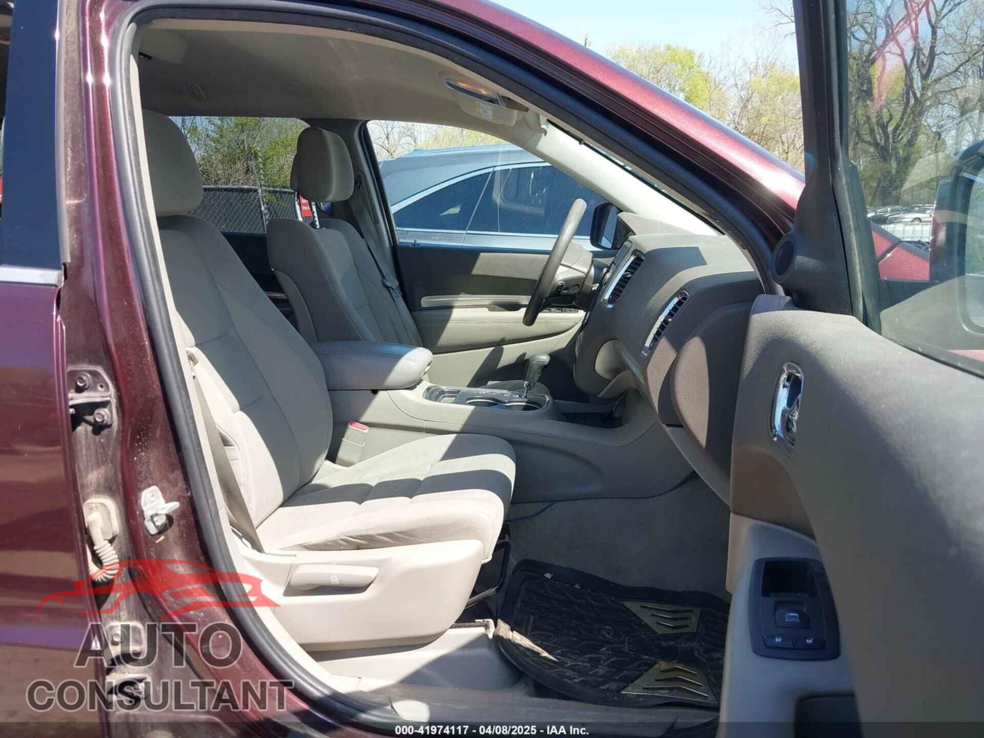 DODGE DURANGO 2012 - 1C4RDJAG5CC301640