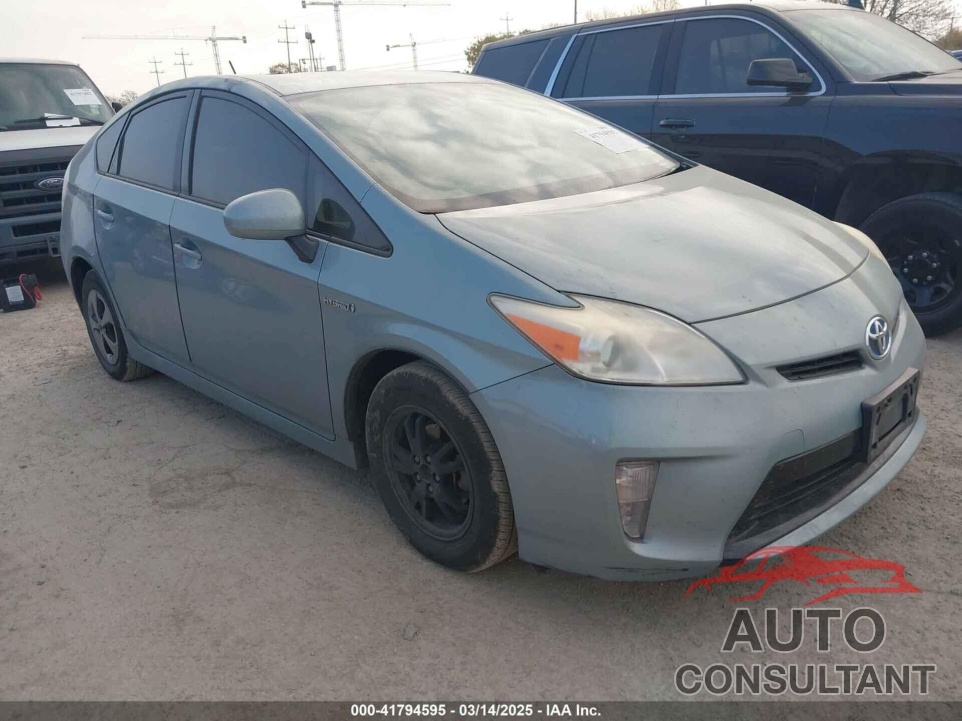 TOYOTA PRIUS 2013 - JTDKN3DU9D1711124