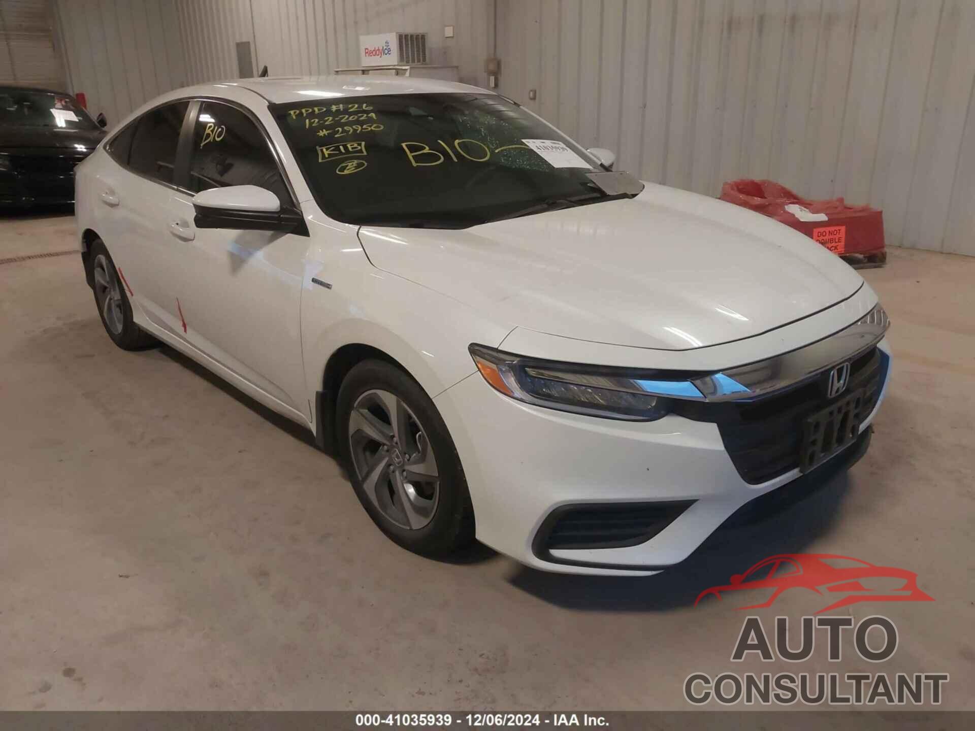 HONDA INSIGHT 2020 - 19XZE4F55LE009176
