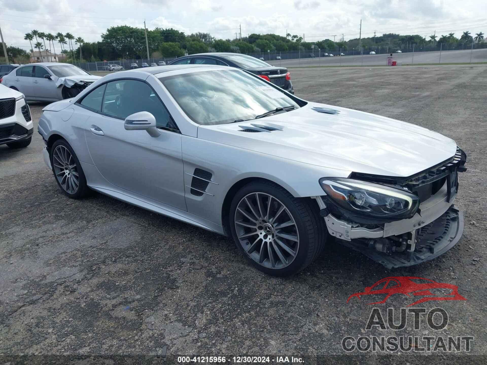 MERCEDES-BENZ SL 450 2018 - WDDJK6GA4JF052431