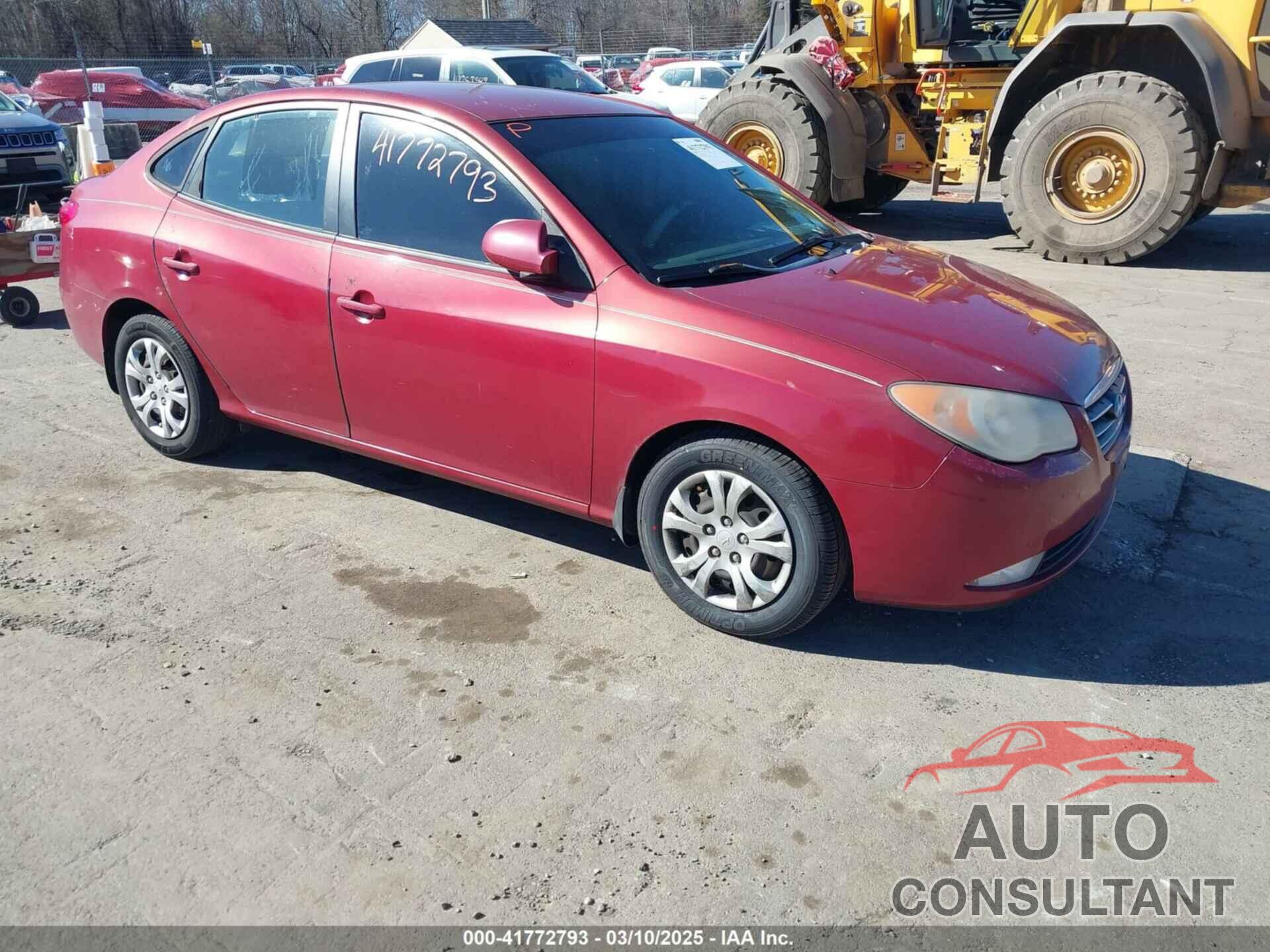 HYUNDAI ELANTRA 2009 - KMHDU46D89U824160
