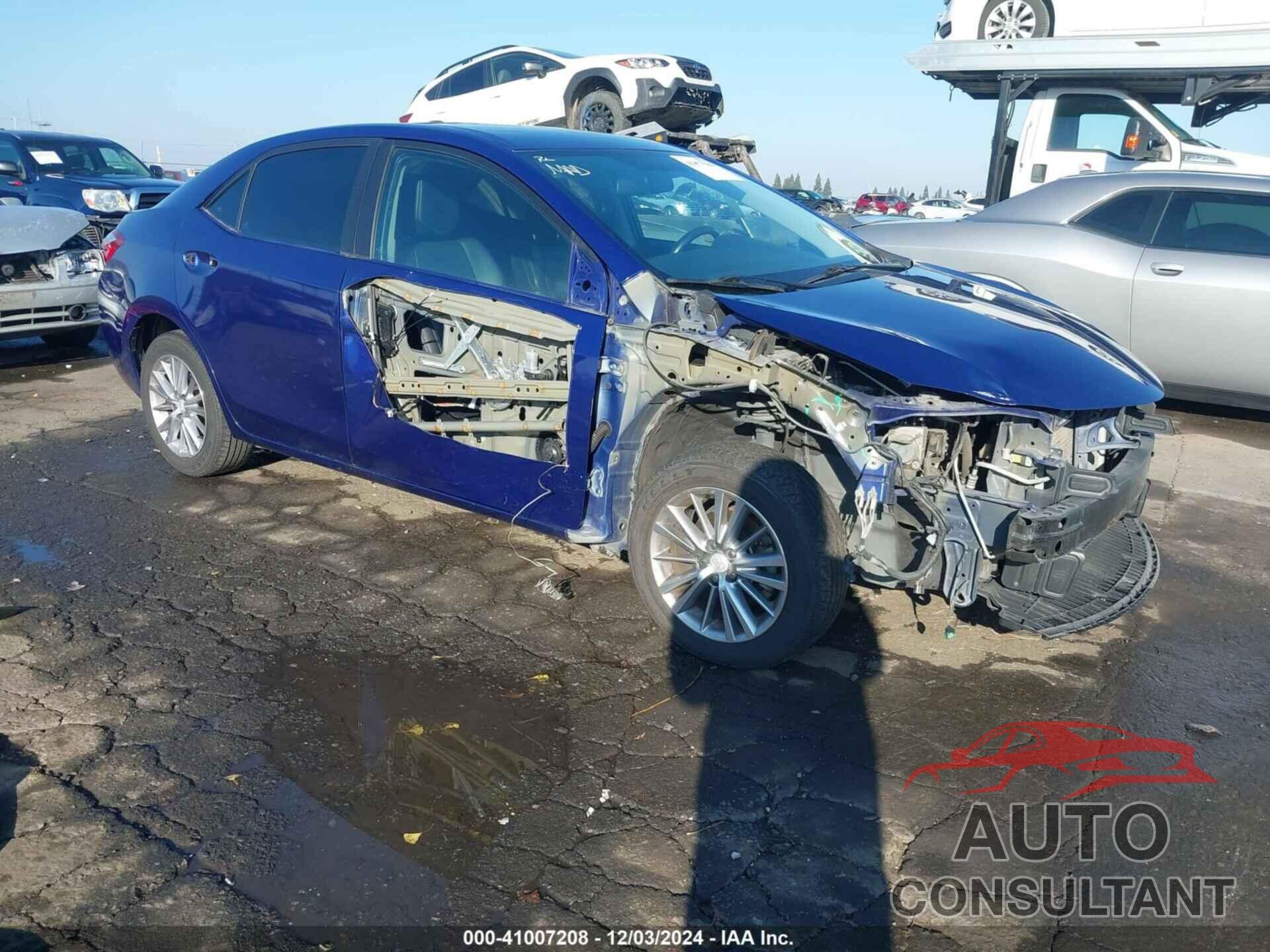 TOYOTA COROLLA 2015 - 5YFBURHE2FP185538