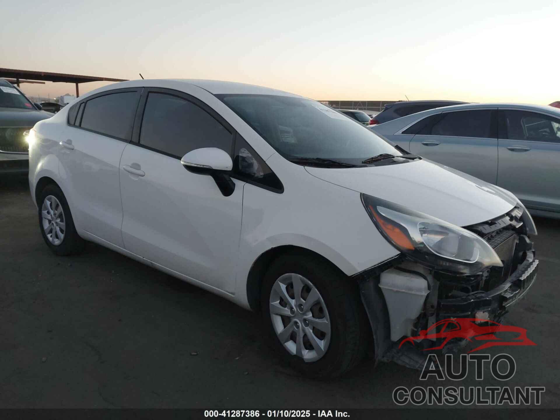 KIA RIO 2012 - KNADM4A30C6090240